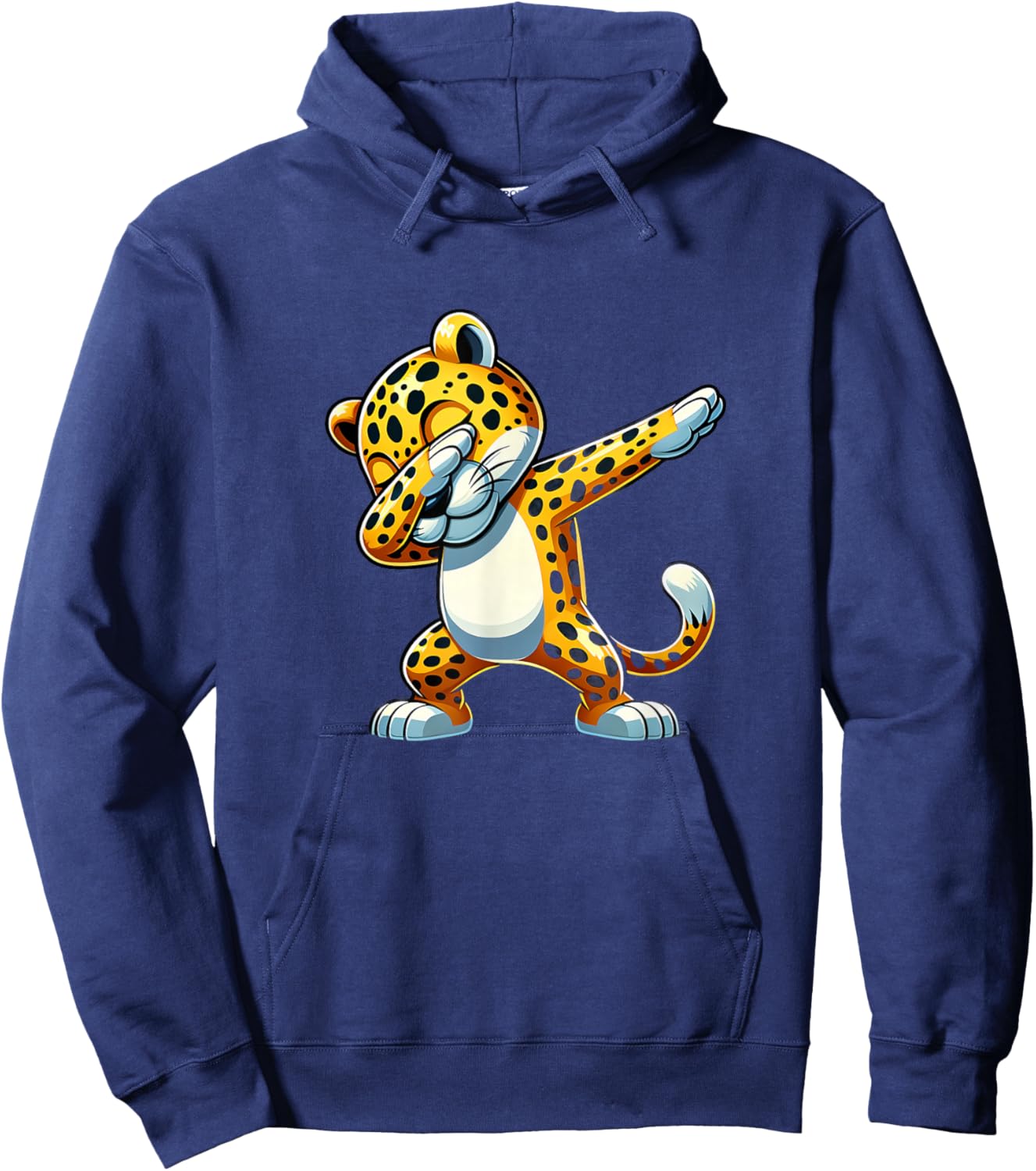 Dabbing Jaguar Cat Animal Lover Safari 0926CT Hoodie - Hoodie | Navy