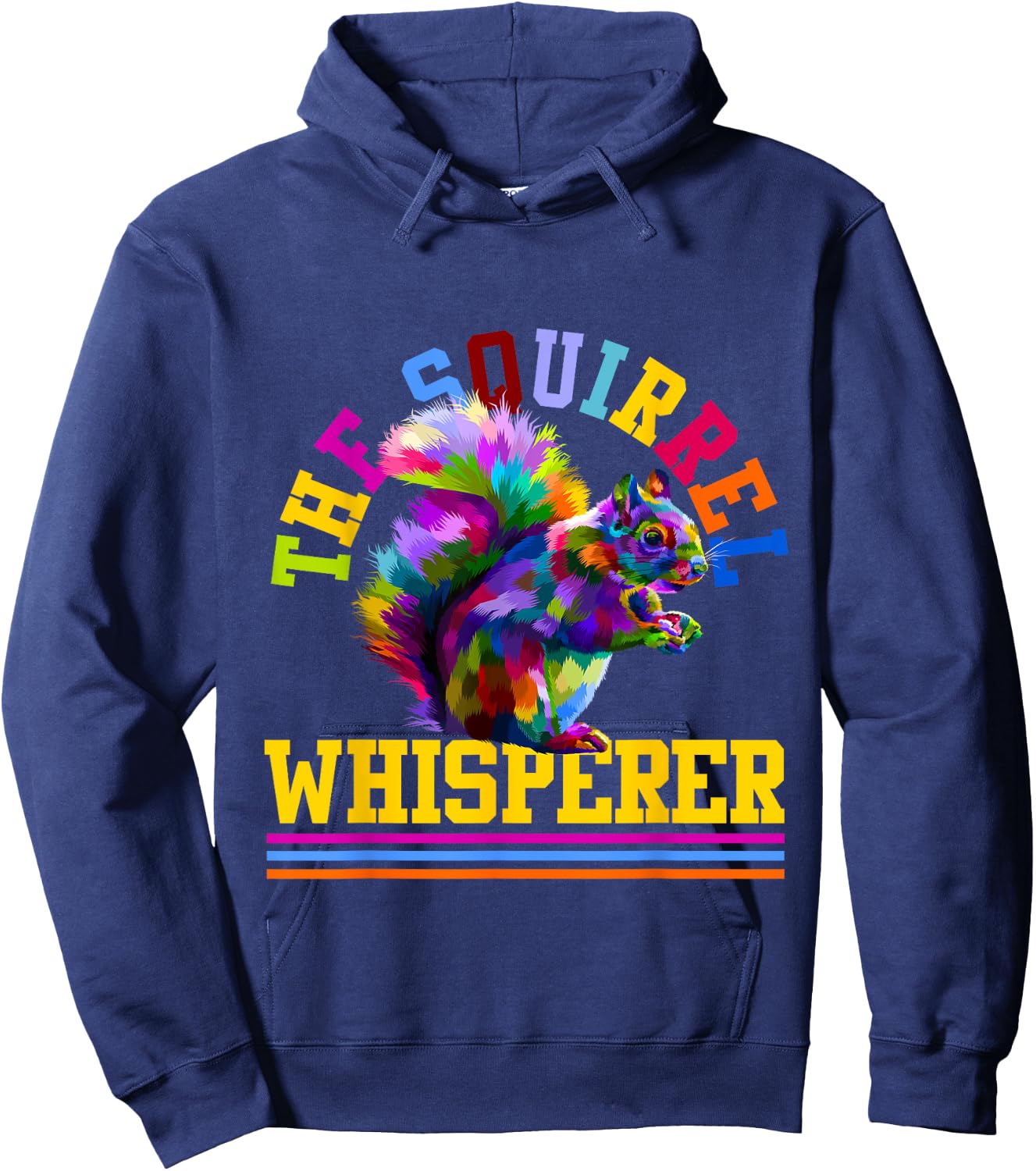 Squirrel Whisperer Gifts Squirrel Hoodie - Hoodie | Navy