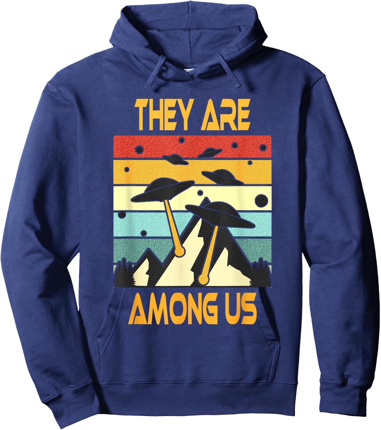 They Are Among Us - Alien Invasion Hoodie - Hoodie | Navy