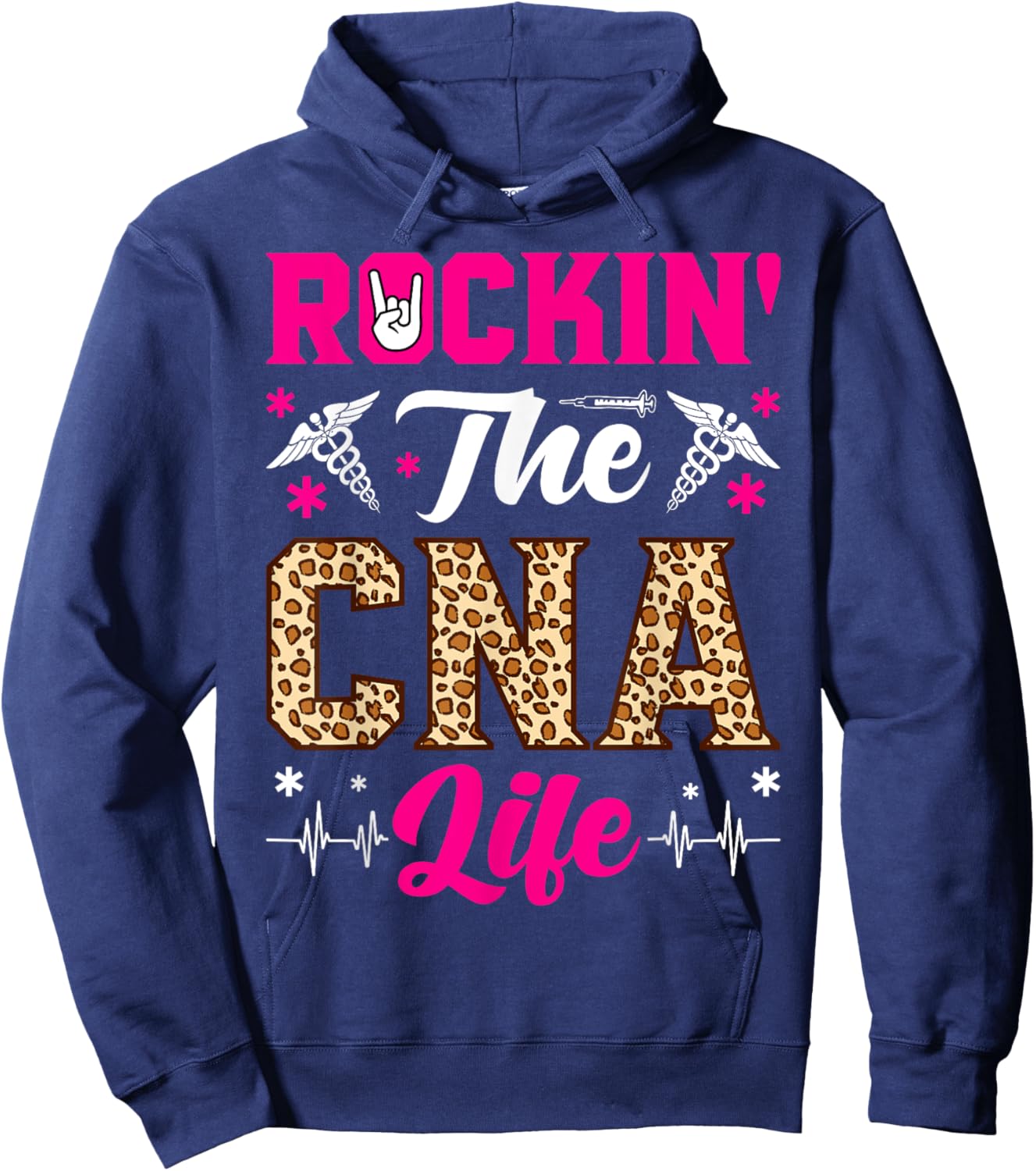 Rockin The CNA Life Hoodie - Hoodie | Navy