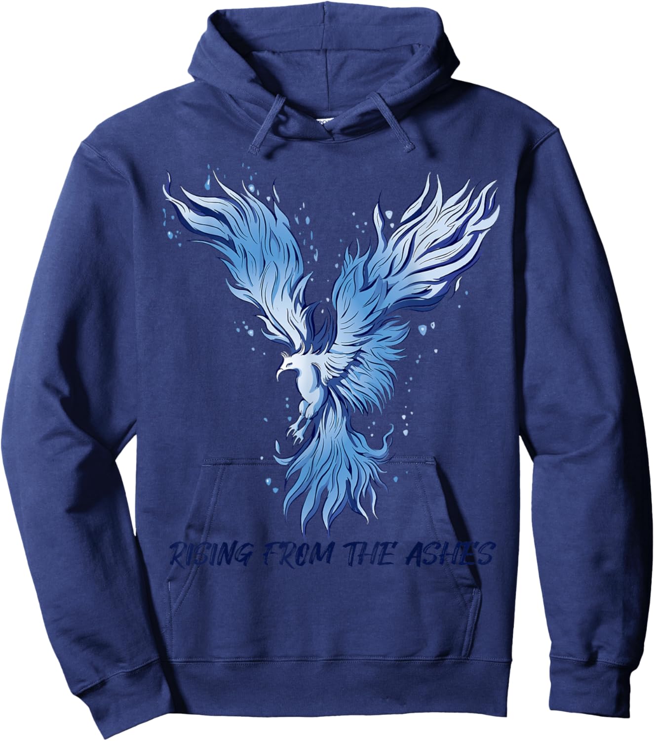 Rising from Ashes Phoenix Firebird Fantasy Hoodie - Hoodie | Navy