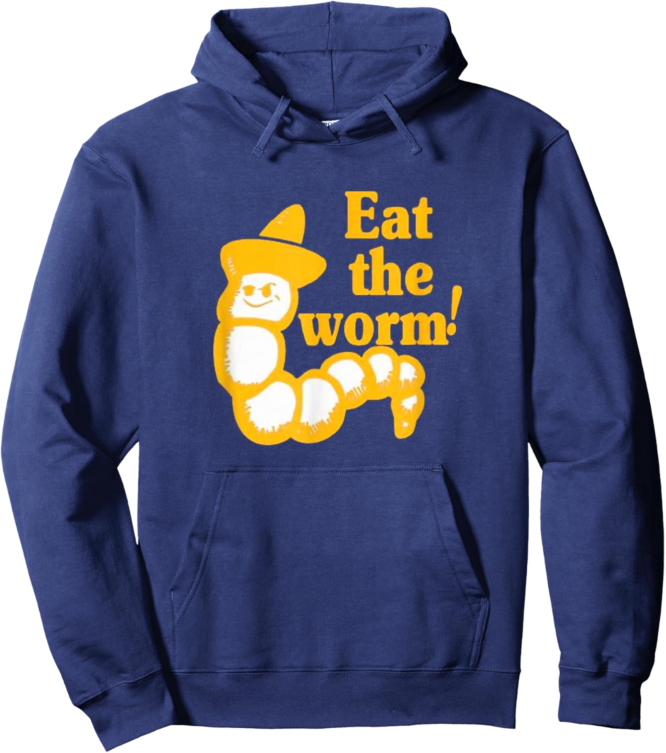 Eat The Worm Hoodie - Hoodie | Navy