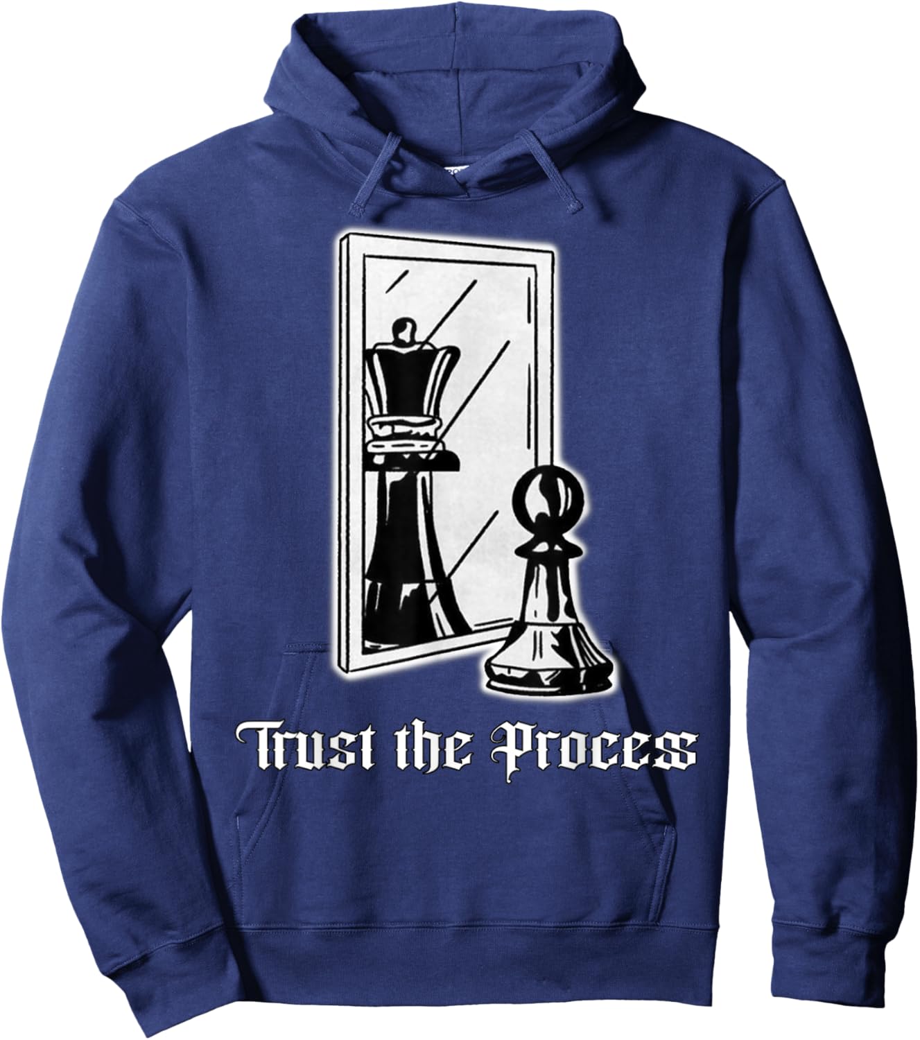 Trust the Process Chess King Hoodie - Hoodie | Navy