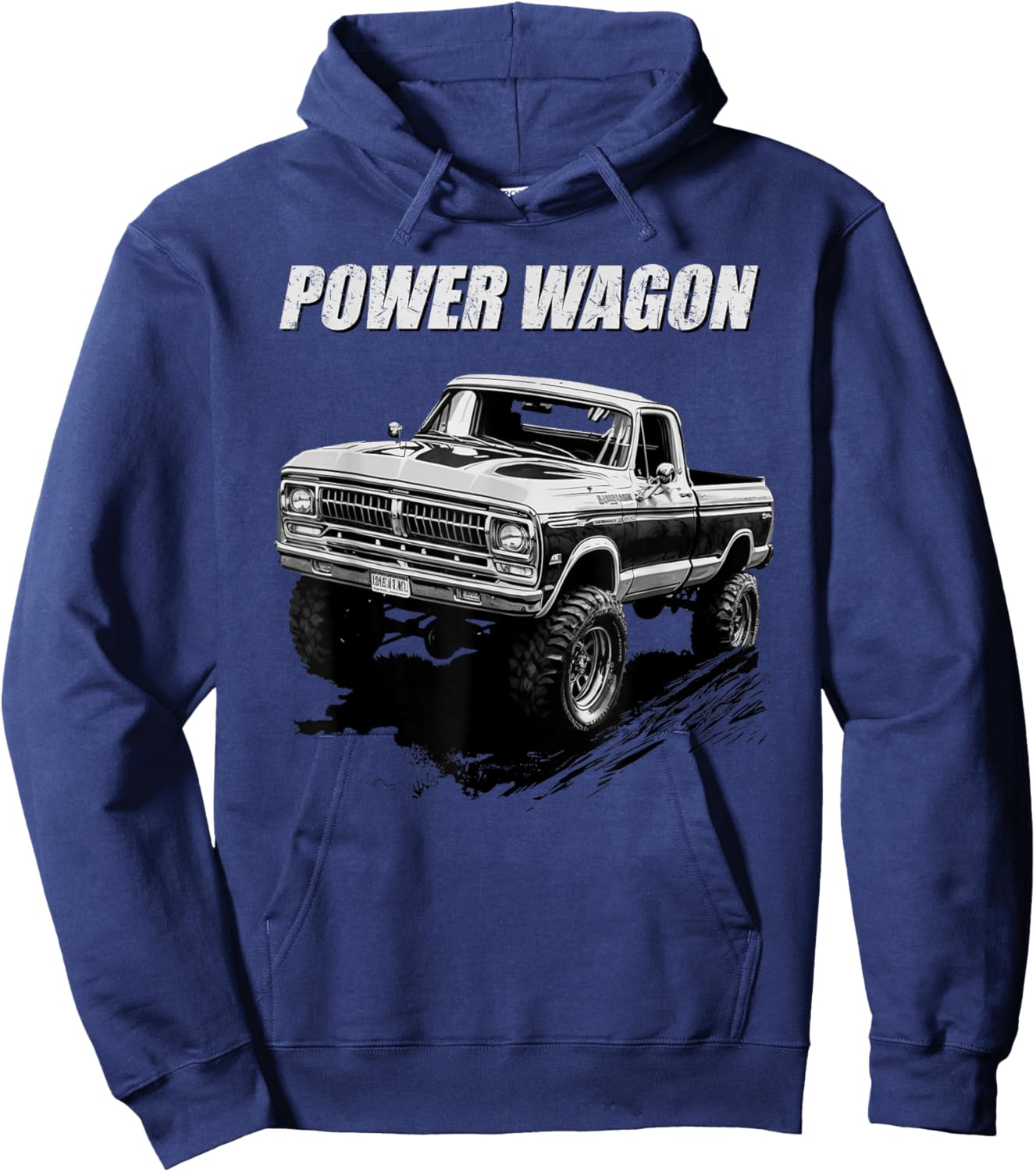 Power Wagon Pickup Truck Graphic Hoodie - Hoodie | Navy