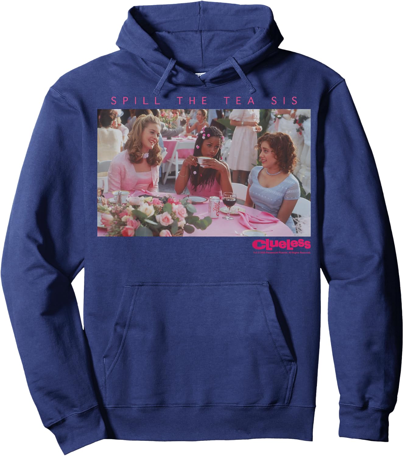 Clueless Spill The Tea Sis Hoodie - Hoodie | Navy