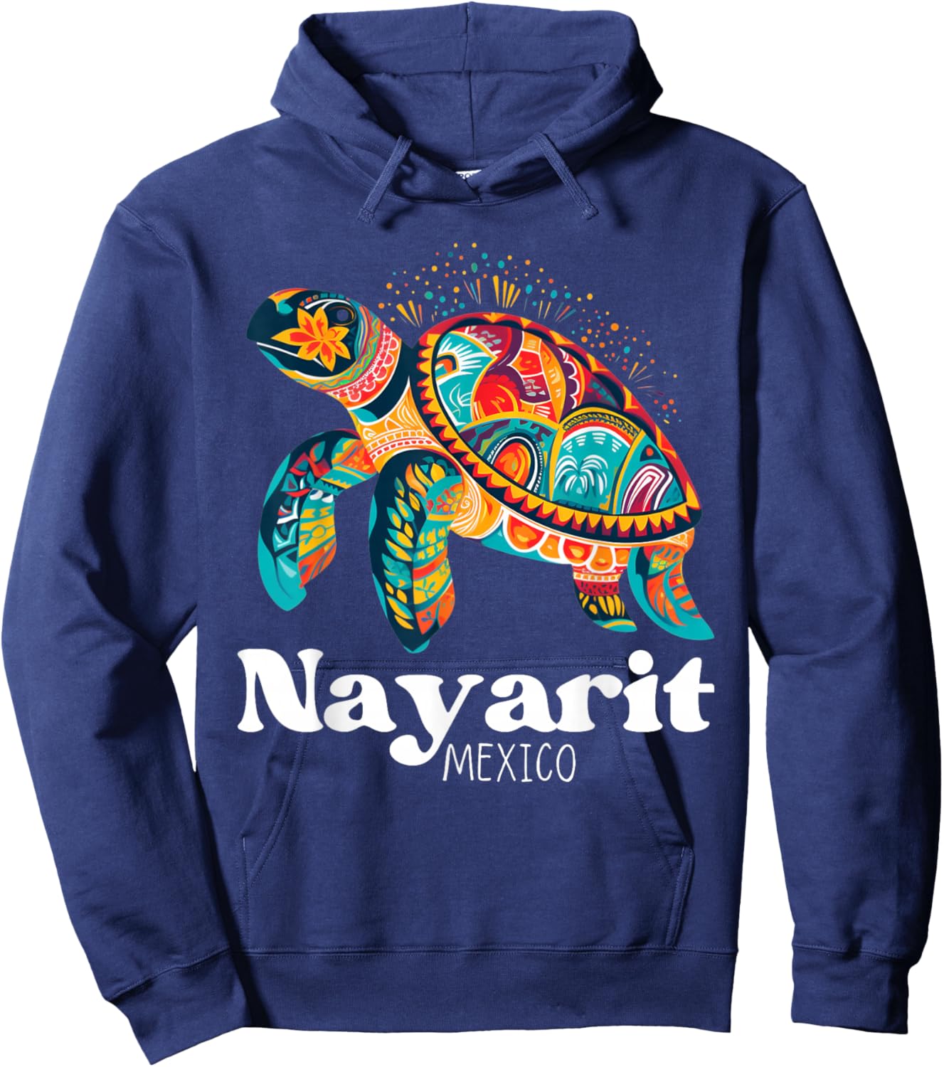Mexico Nayarit Souvenir / Turtle Nayarit Hoodie - Hoodie | Navy