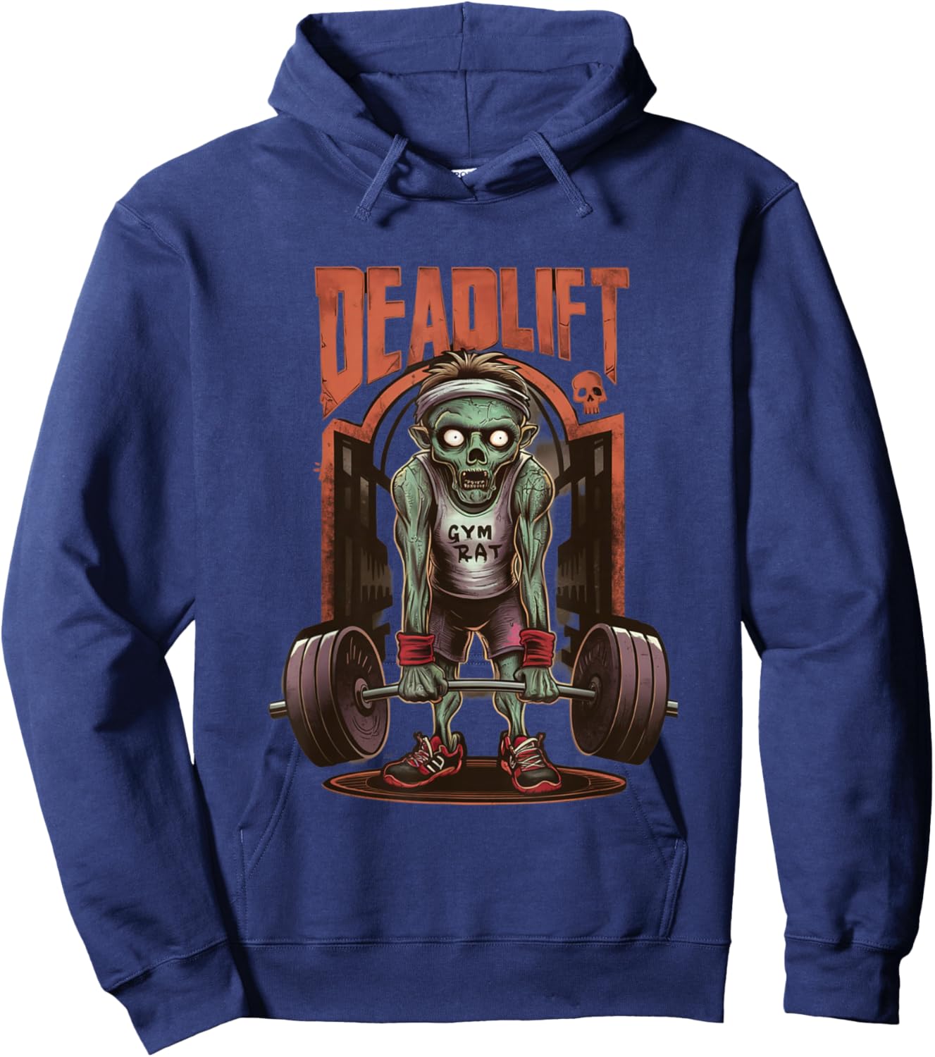 Zombie Workout Gym Hoodie - Hoodie | Navy