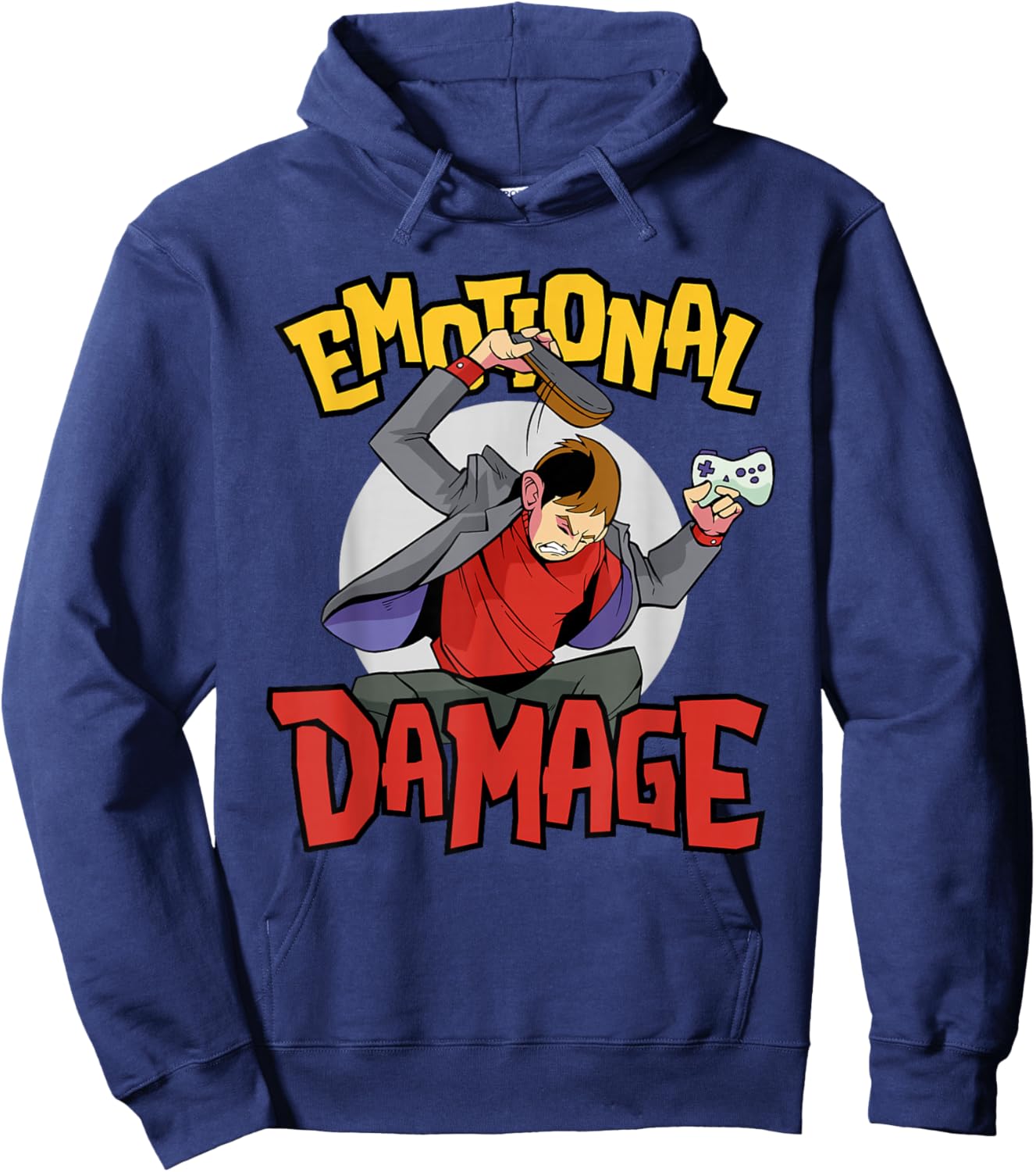 Emotional Damage Hoodie - Hoodie | Navy