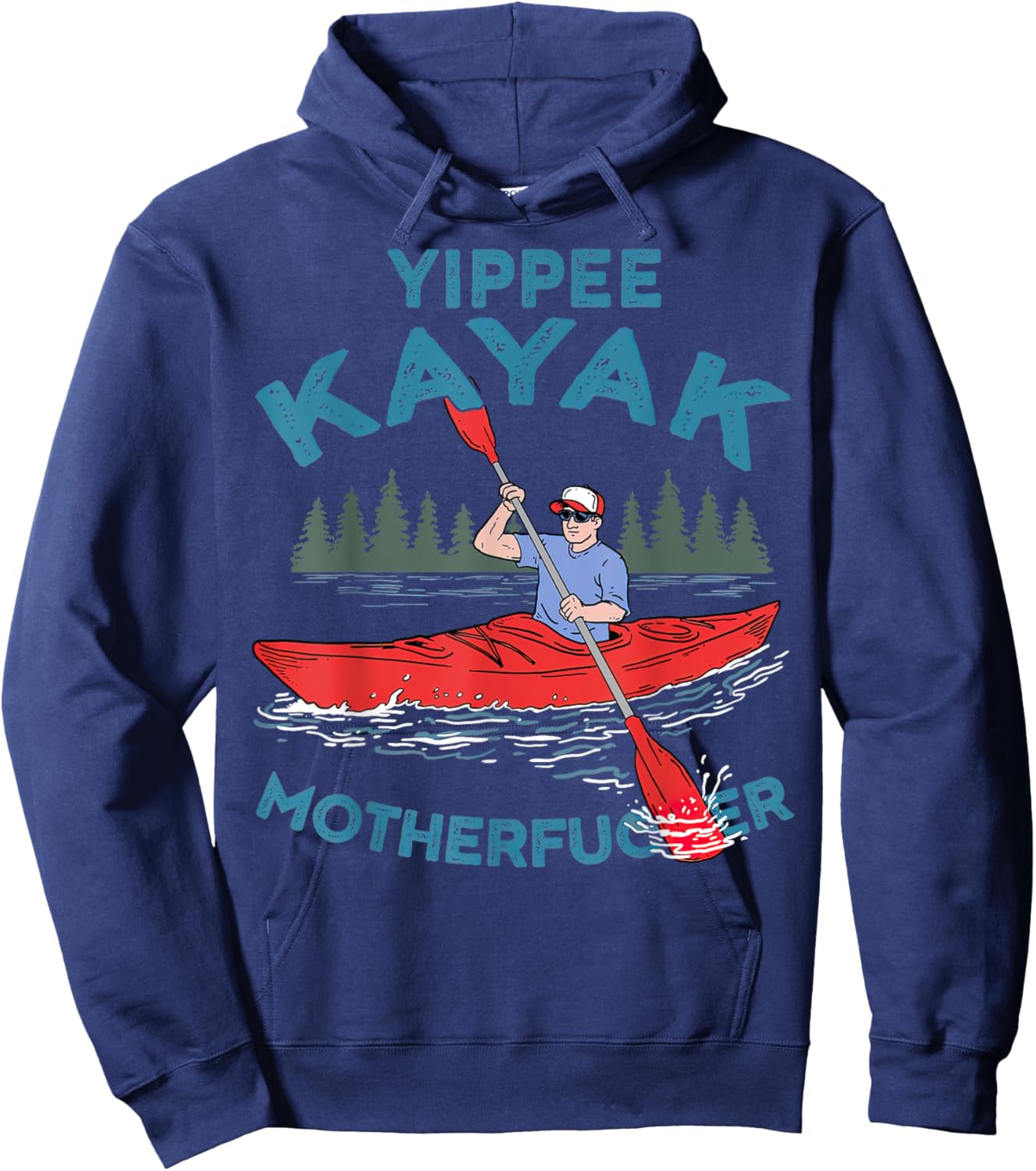 Yippie Kayak Motherfucker Hoodie - Hoodie | Navy