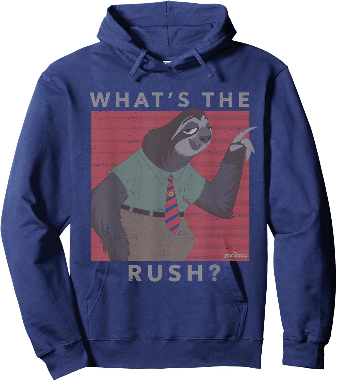 Disney Zootopia Flash What's The Rush Small Hoodie - Hoodie | Navy