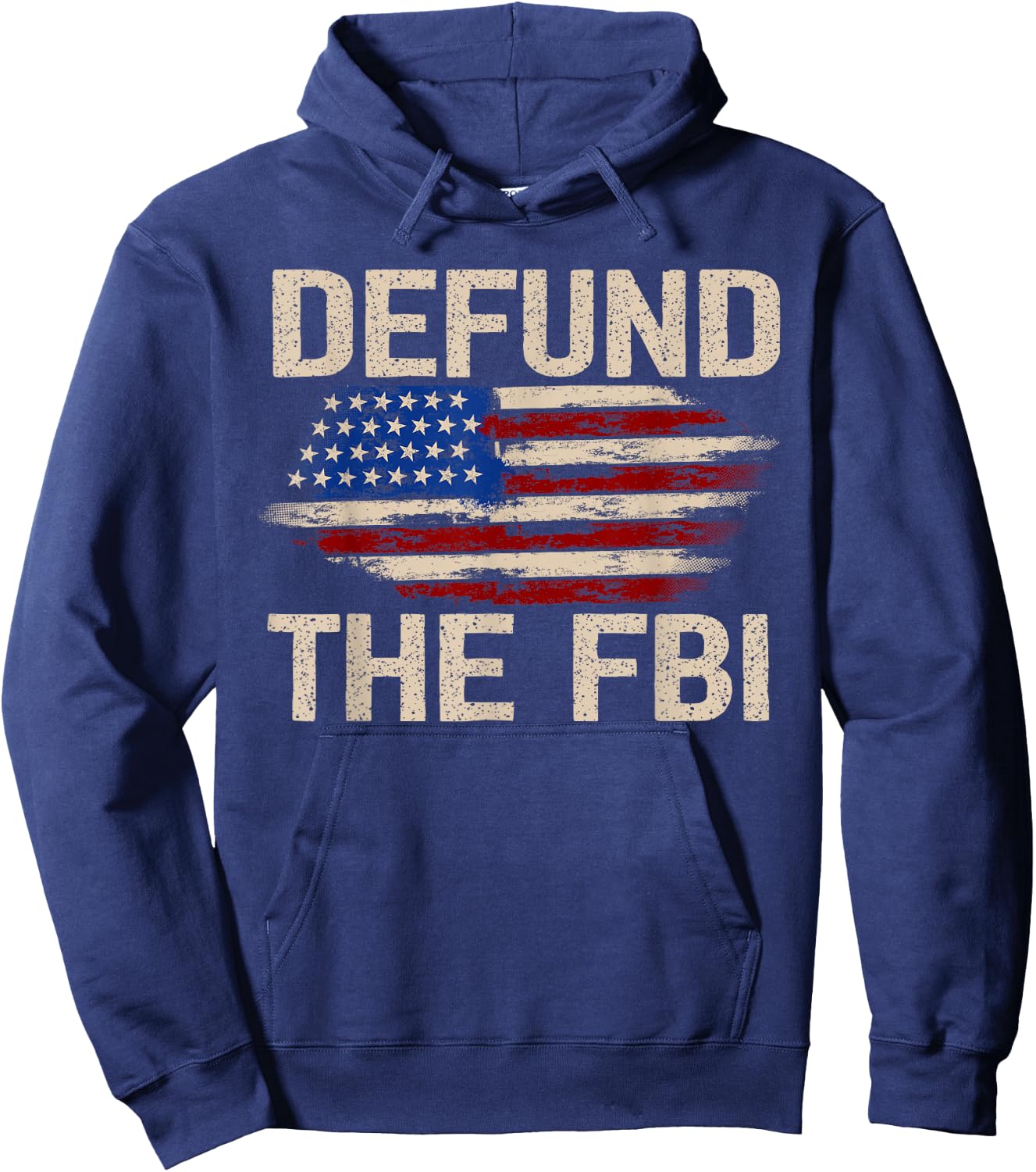 Defund the FBI Anti-Government Political Hoodie - Hoodie | Navy
