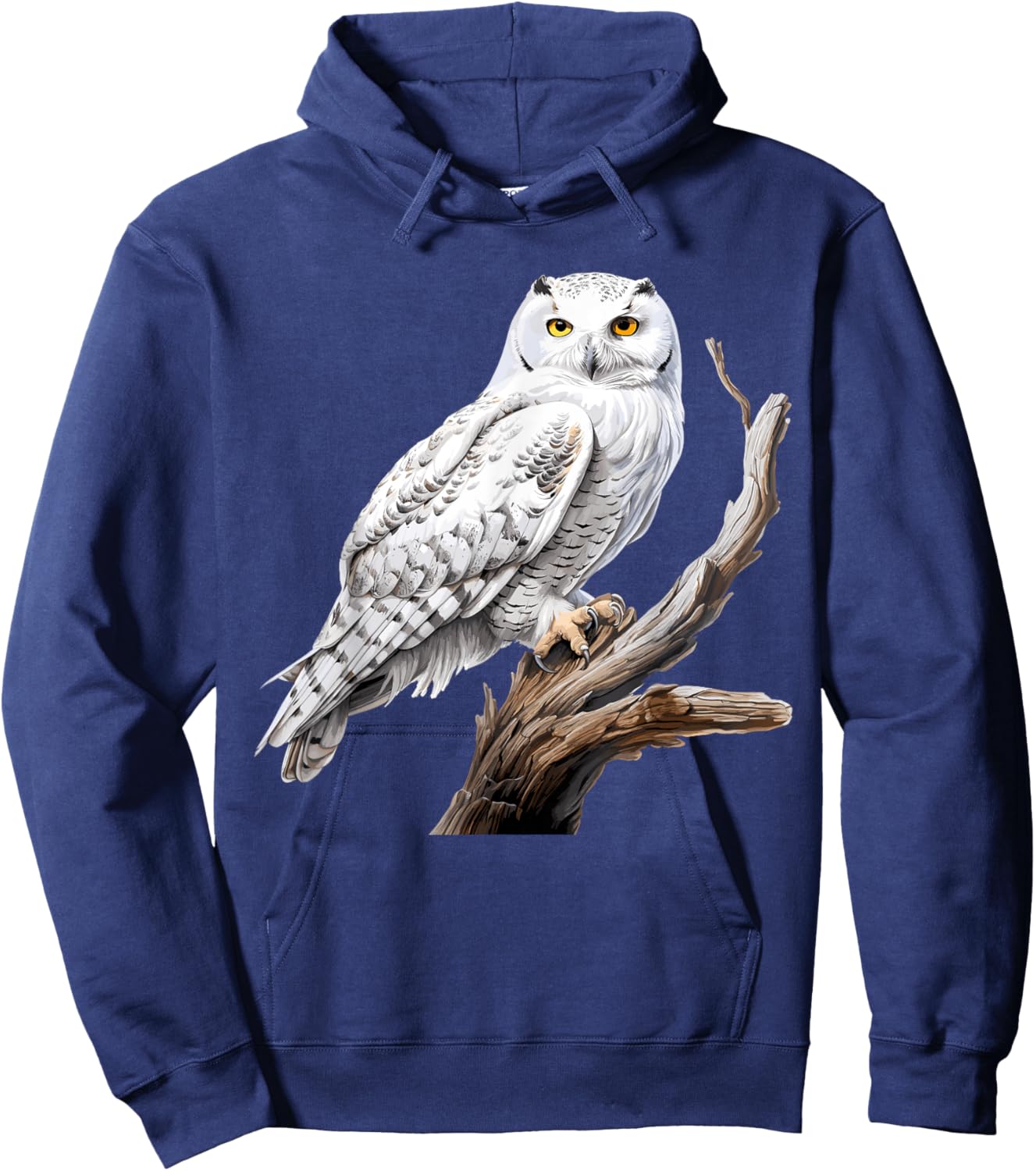 Snowy Owl, Ornithology Snowy Owl Hoodie - Hoodie | Navy