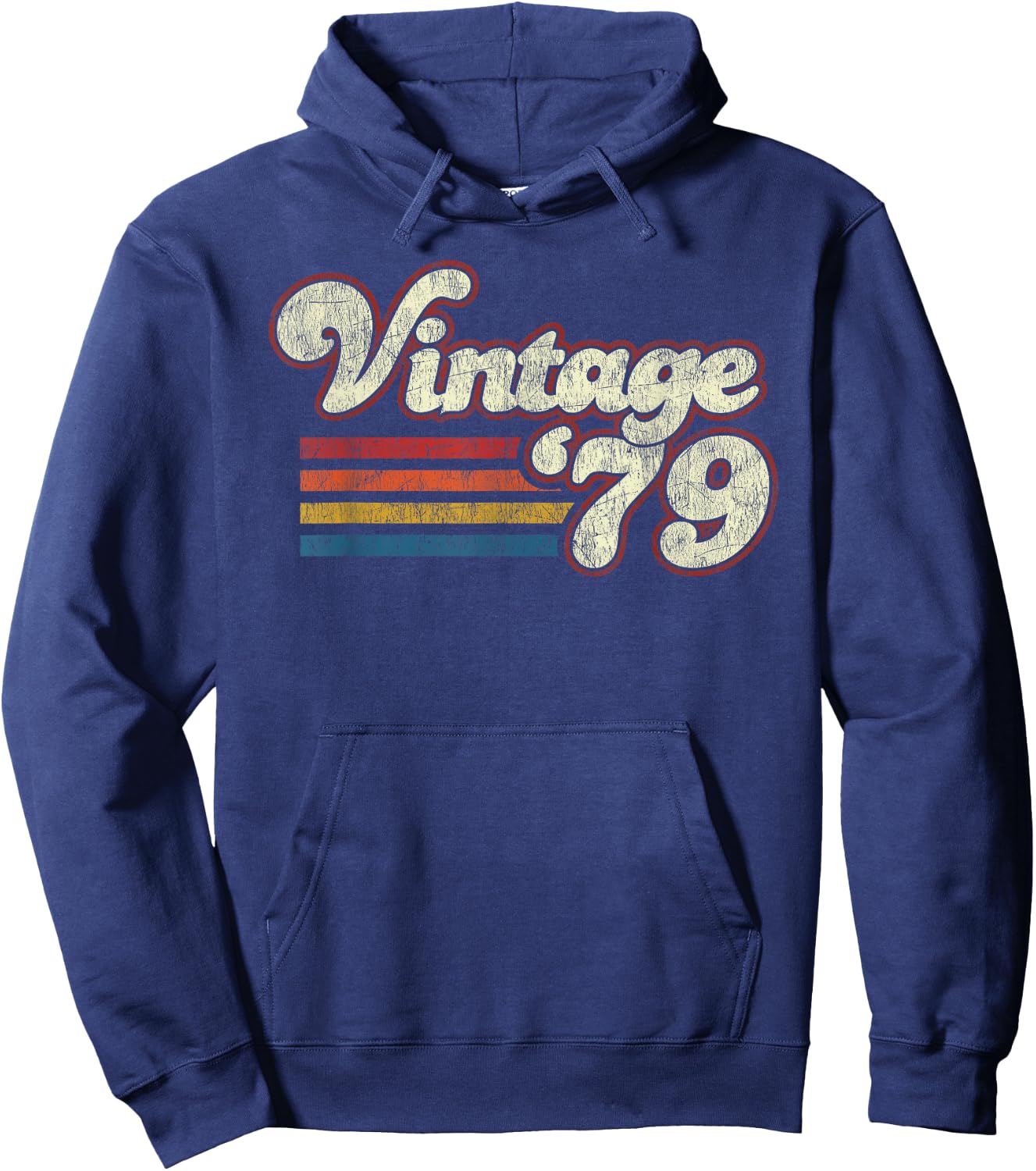 Retro Vintage 1979 Birthday Hoodie - Hoodie | Navy