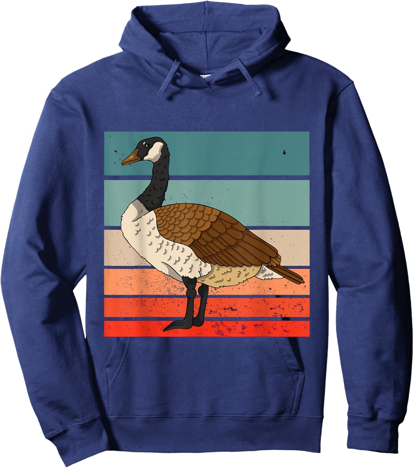 Funny Canadian Goose Honk Funny Cute Goose Hoodie - Hoodie | Navy