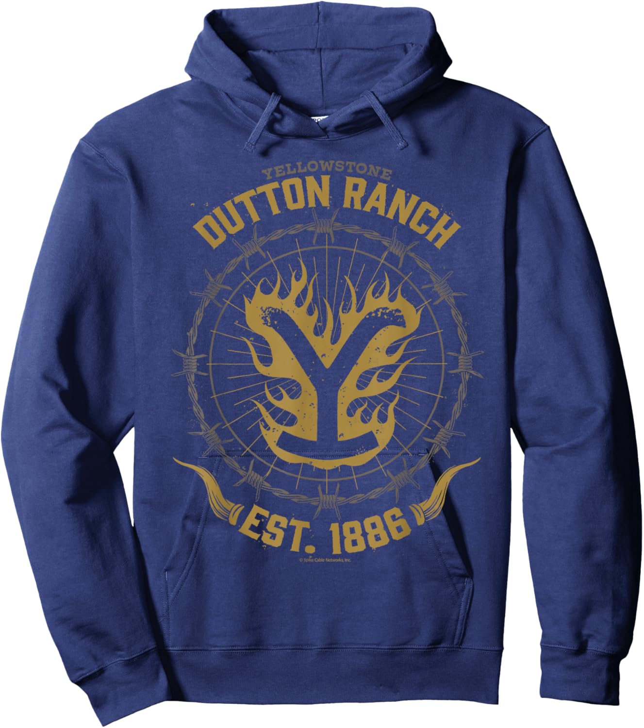 Offizielle Yellowstone - Dutton Ranch Hoodie - Hoodie | Navy