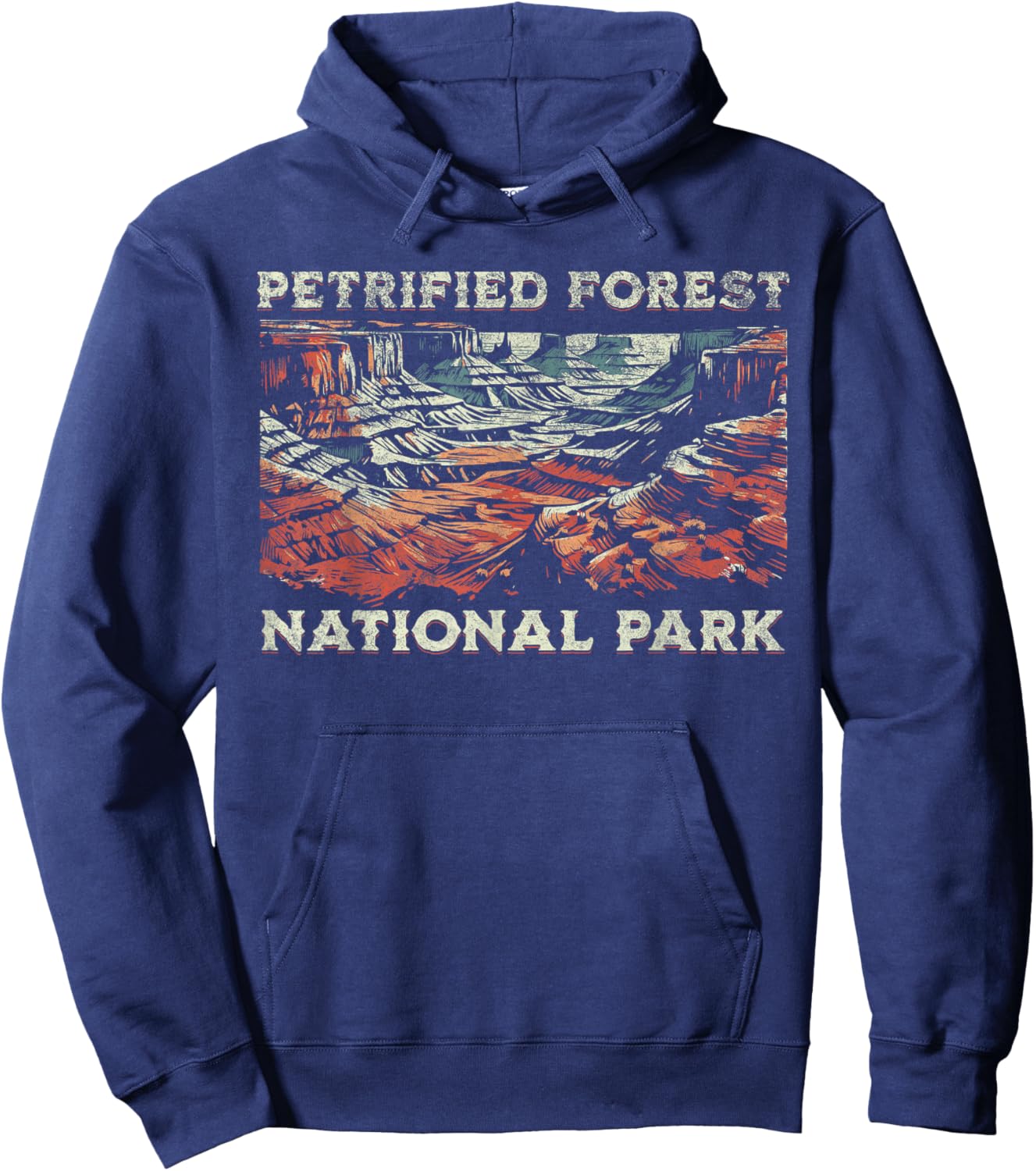 Petrified Forest National Park Hoodie - Hoodie | Navy