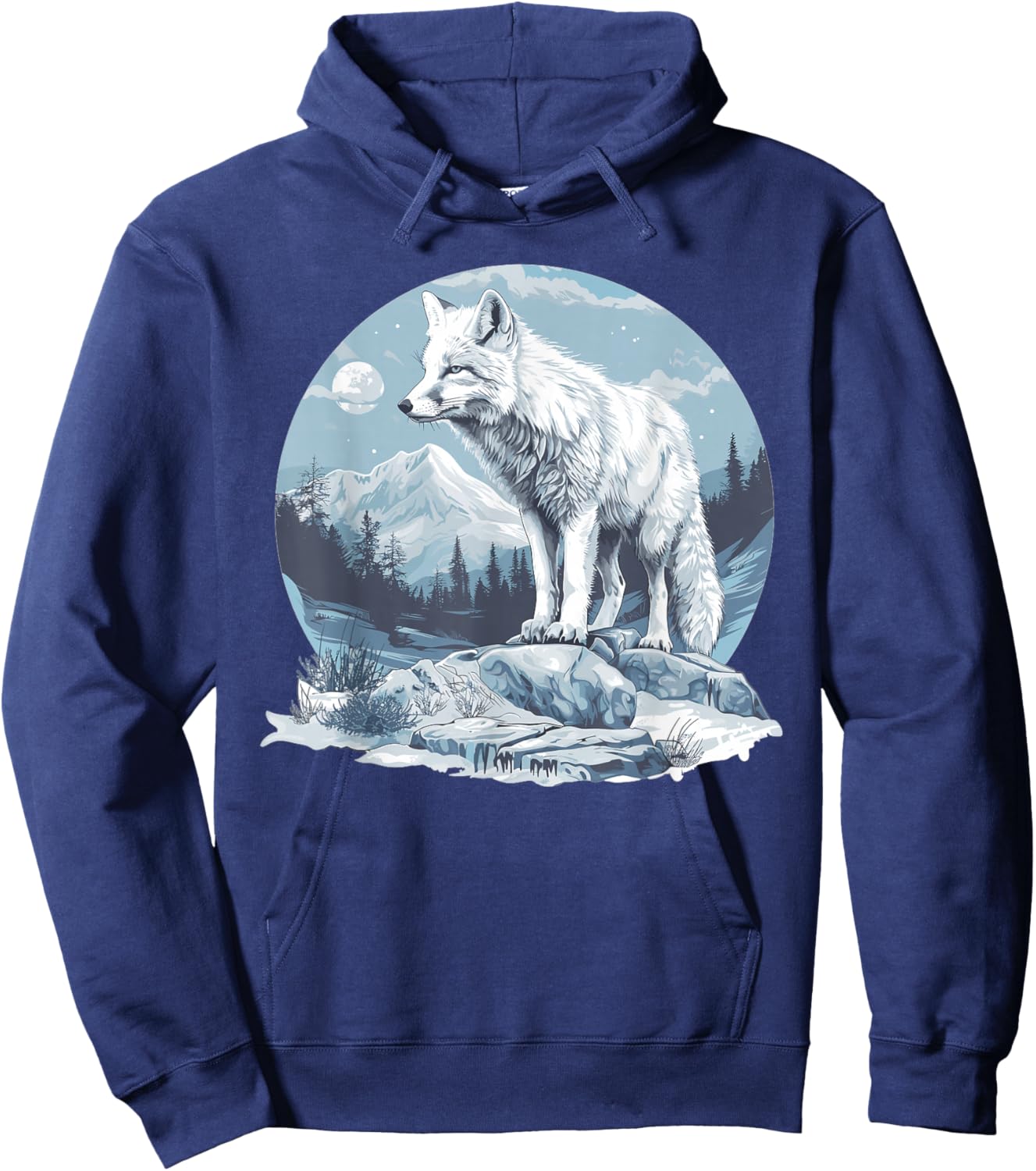 Arctic Foxes Lovers Arctic Fox Hoodie - Hoodie | Navy