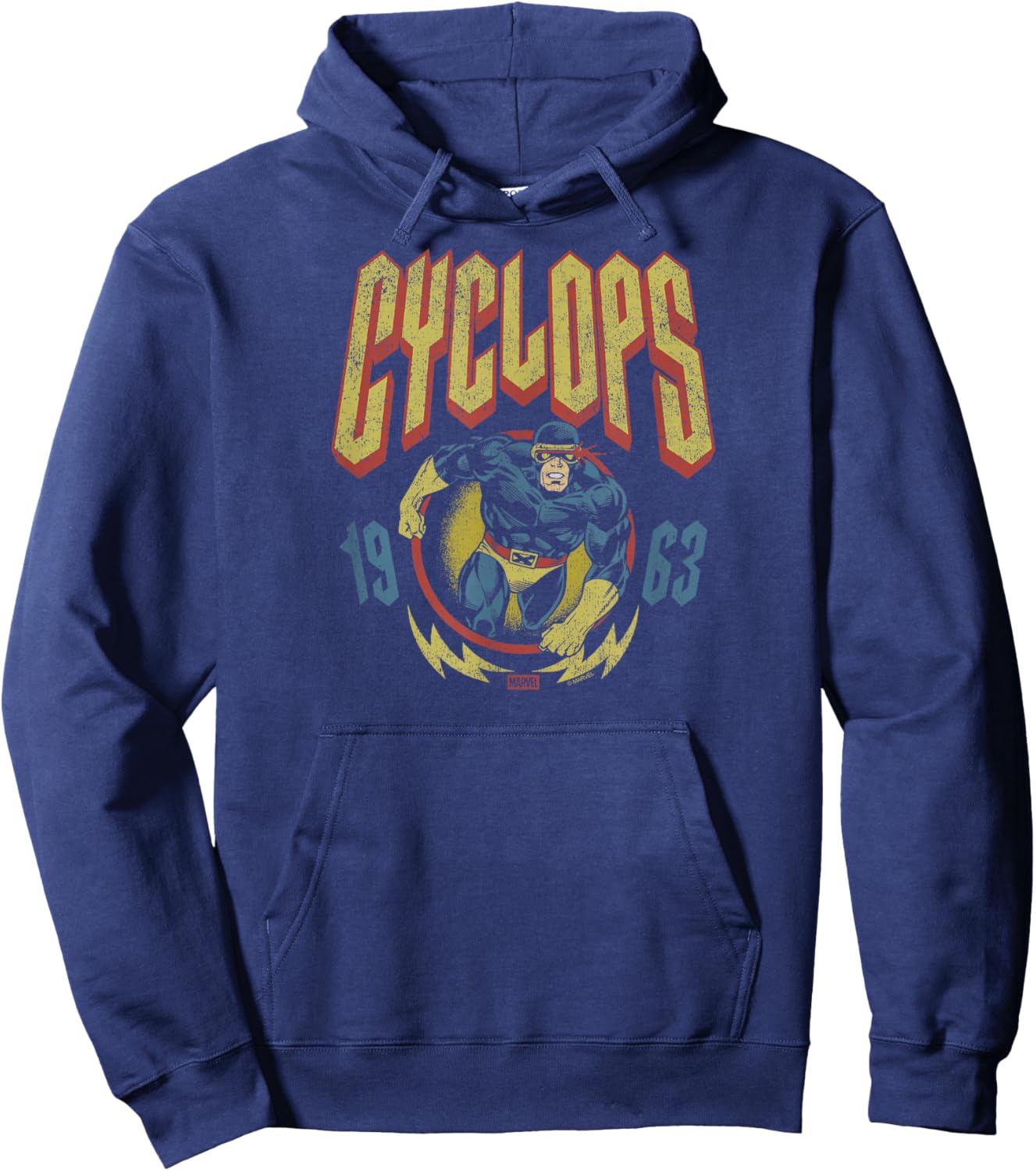 X-Men - Cyclops Metal Inspired Hoodie - Hoodie | Navy