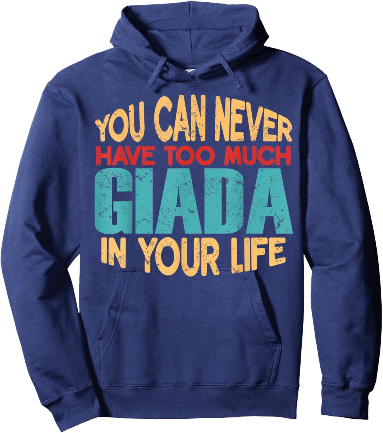 Funny Giada Personalized First Name Joke Item Hoodie - Hoodie | Navy