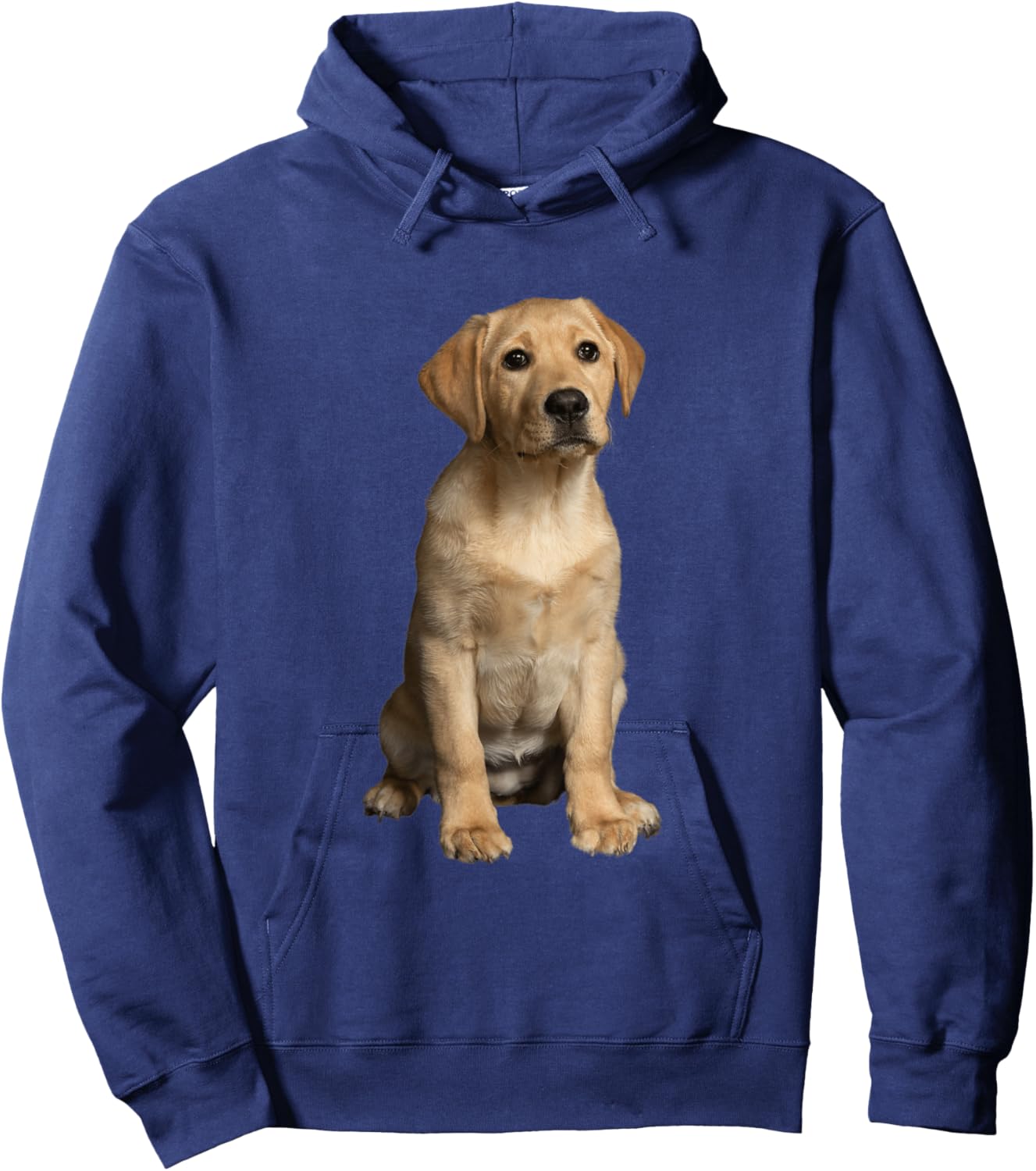 Yellow Labrador Retriever Puppy Hoodie - Hoodie | Navy