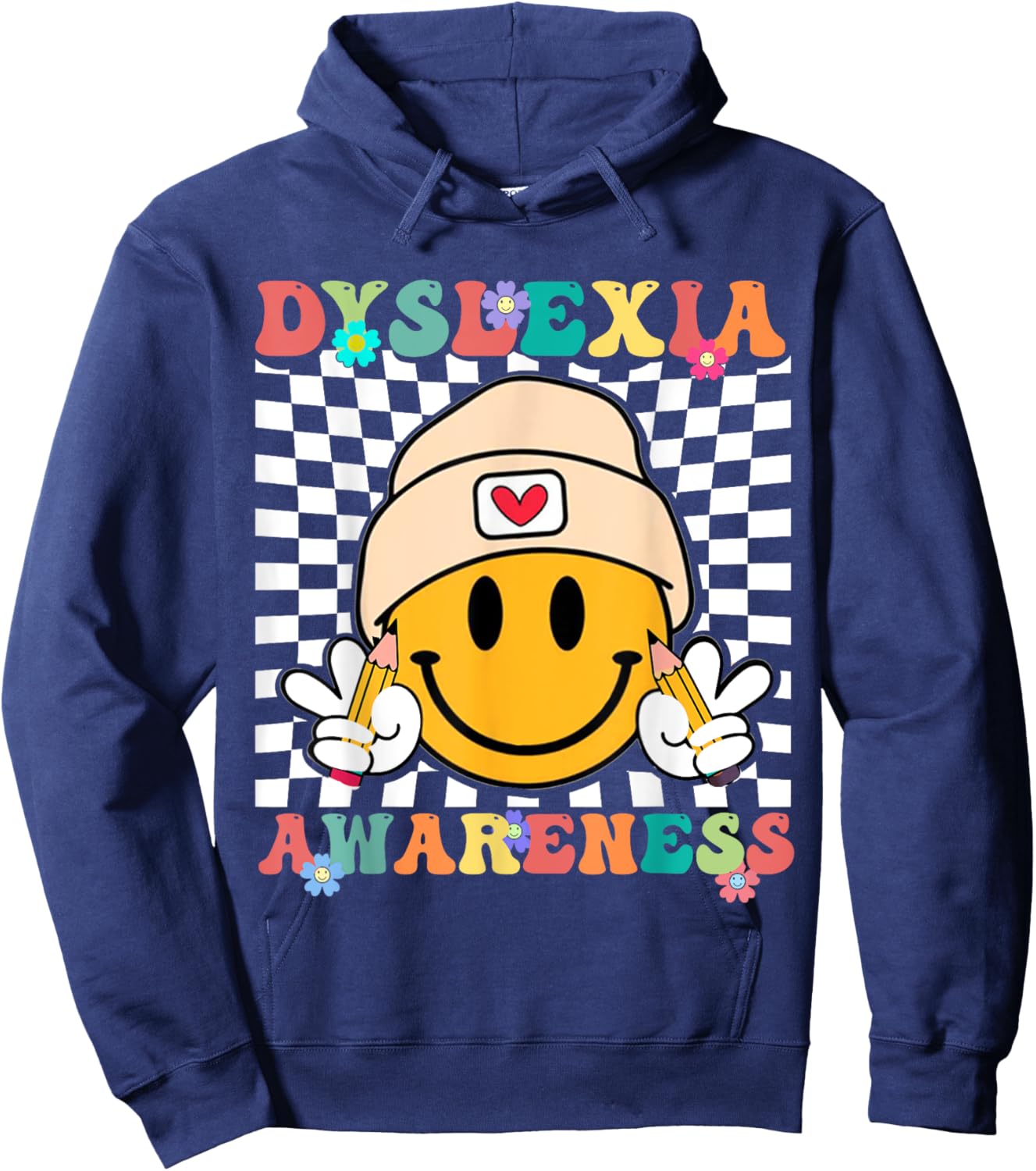 Dyslexia Awareness Dyslexia Specialist Teacher Hoodie - Hoodie | Navy
