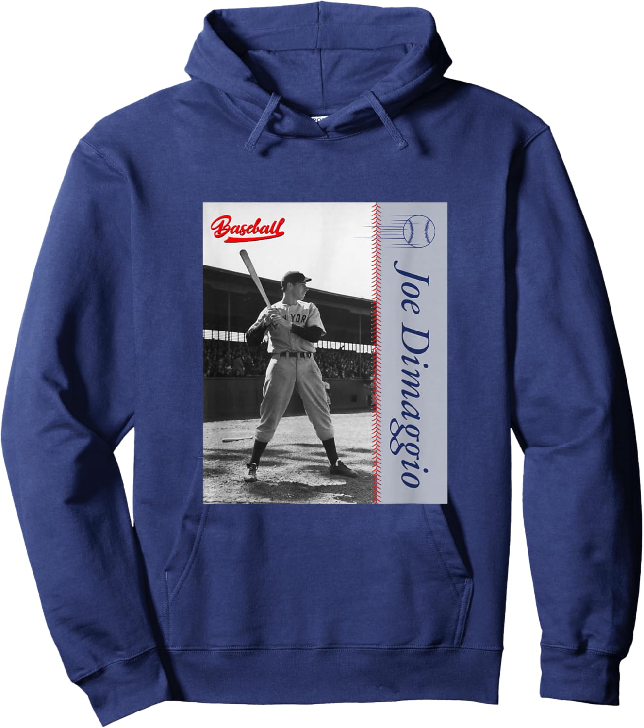 Joe Dimaggio_Baseball_025 Hoodie - Hoodie | Navy