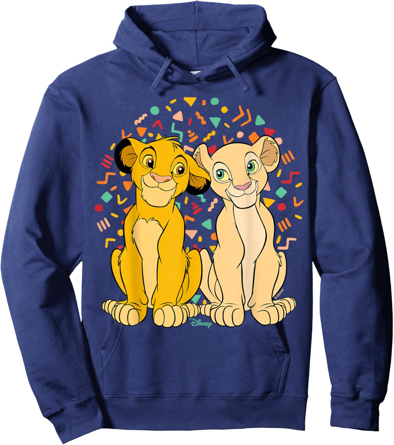 The Lion King - Simba And Nala Hoodie - Hoodie | Navy