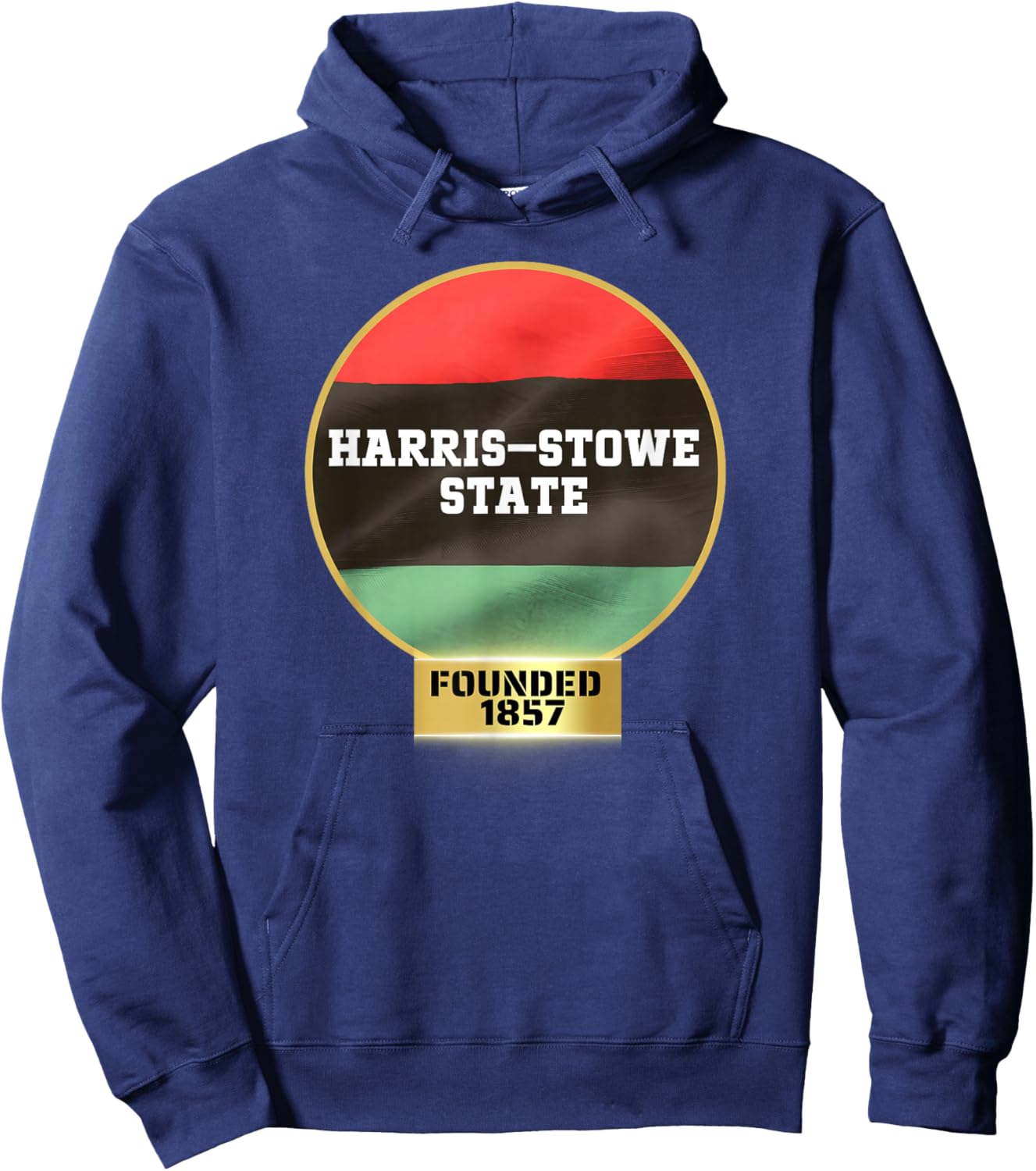 Harris–Stowe State, HSSU, HBC, Proud HBCU Hoodie - Hoodie | Navy