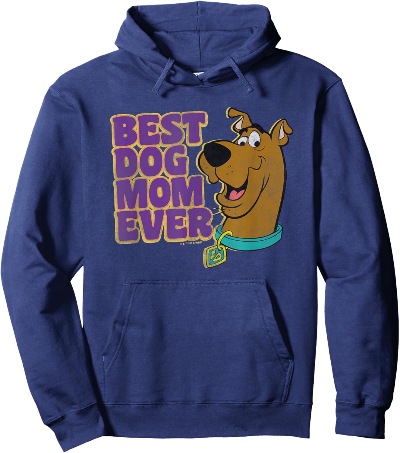 Scooby-Doo Mother's Day Best Dog Mom Ever Hoodie - Hoodie | Navy