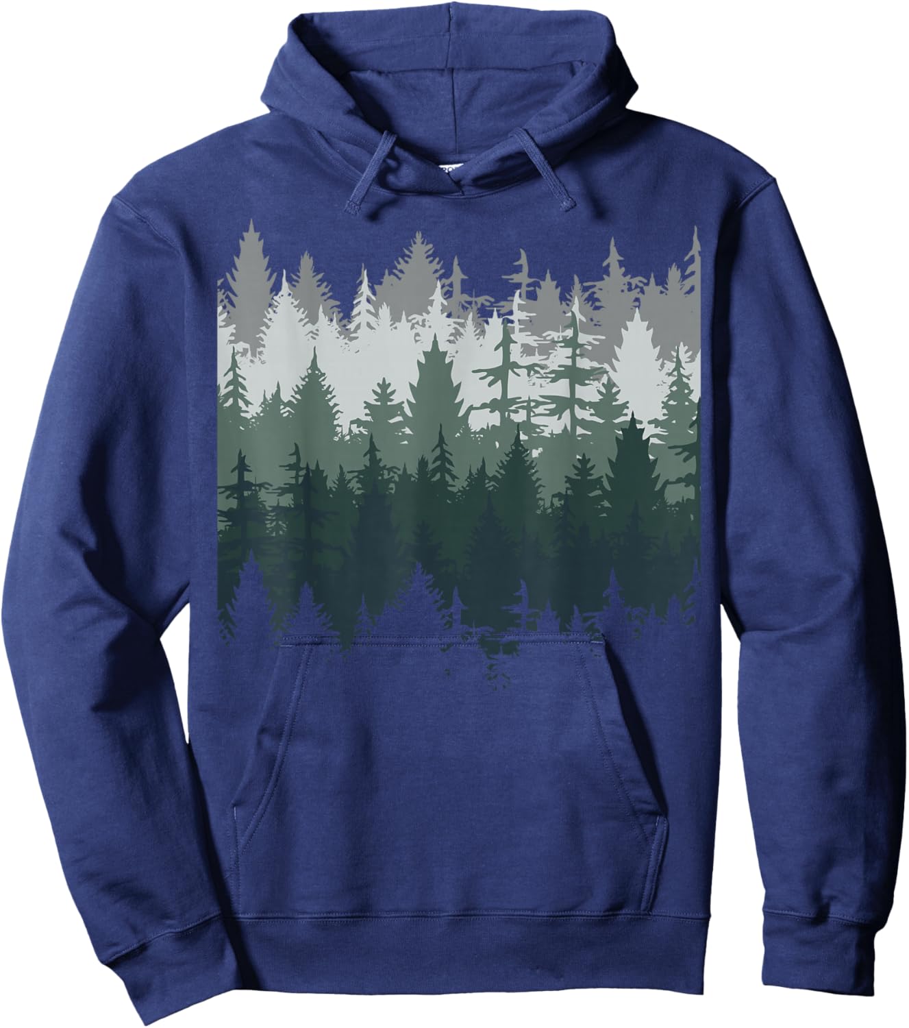 Nature Trees and Forest Hoodie - Hoodie | Navy