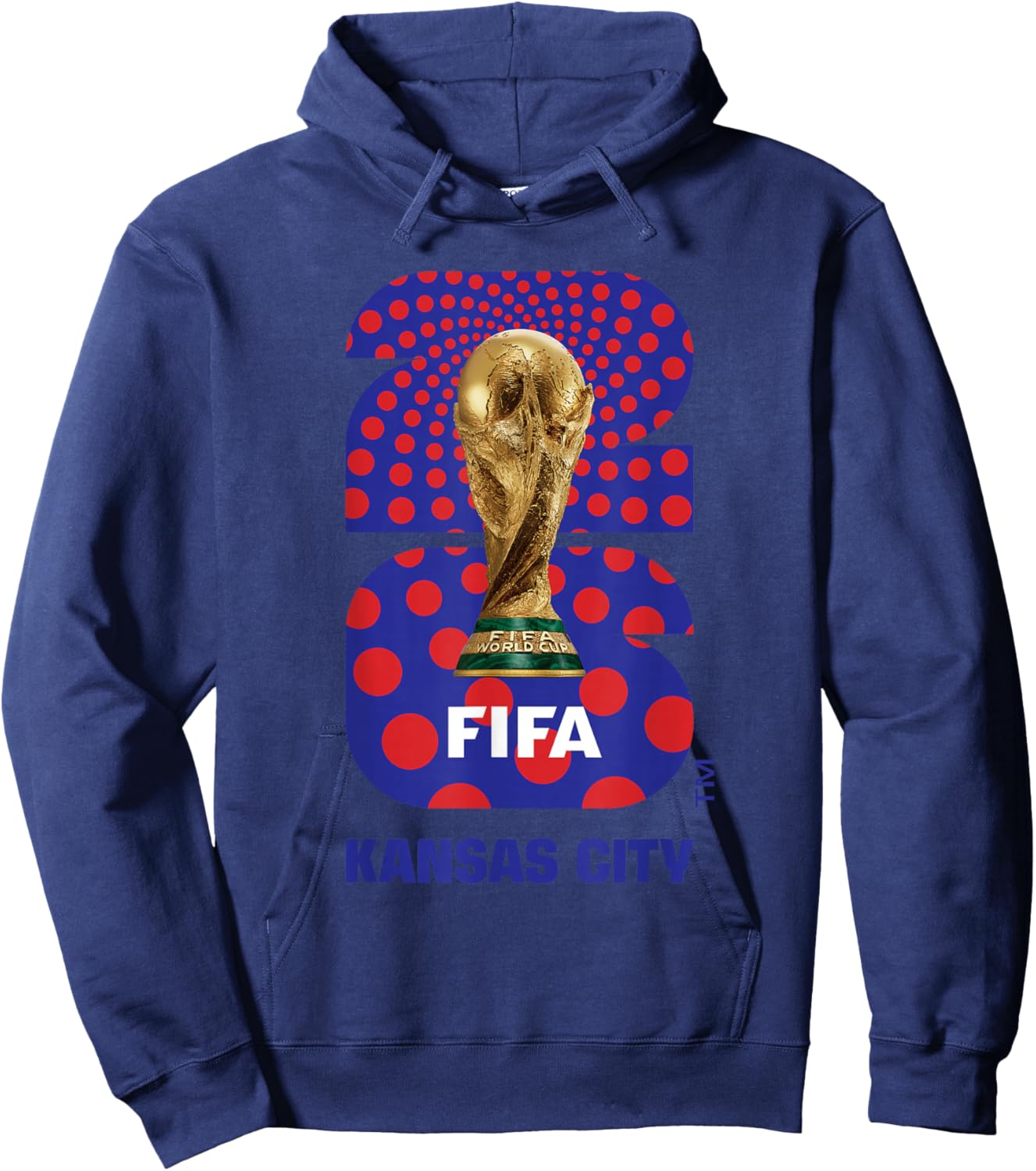 FIFA World CUP26 Kansas City Trophy Color Hoodie - Hoodie | Navy