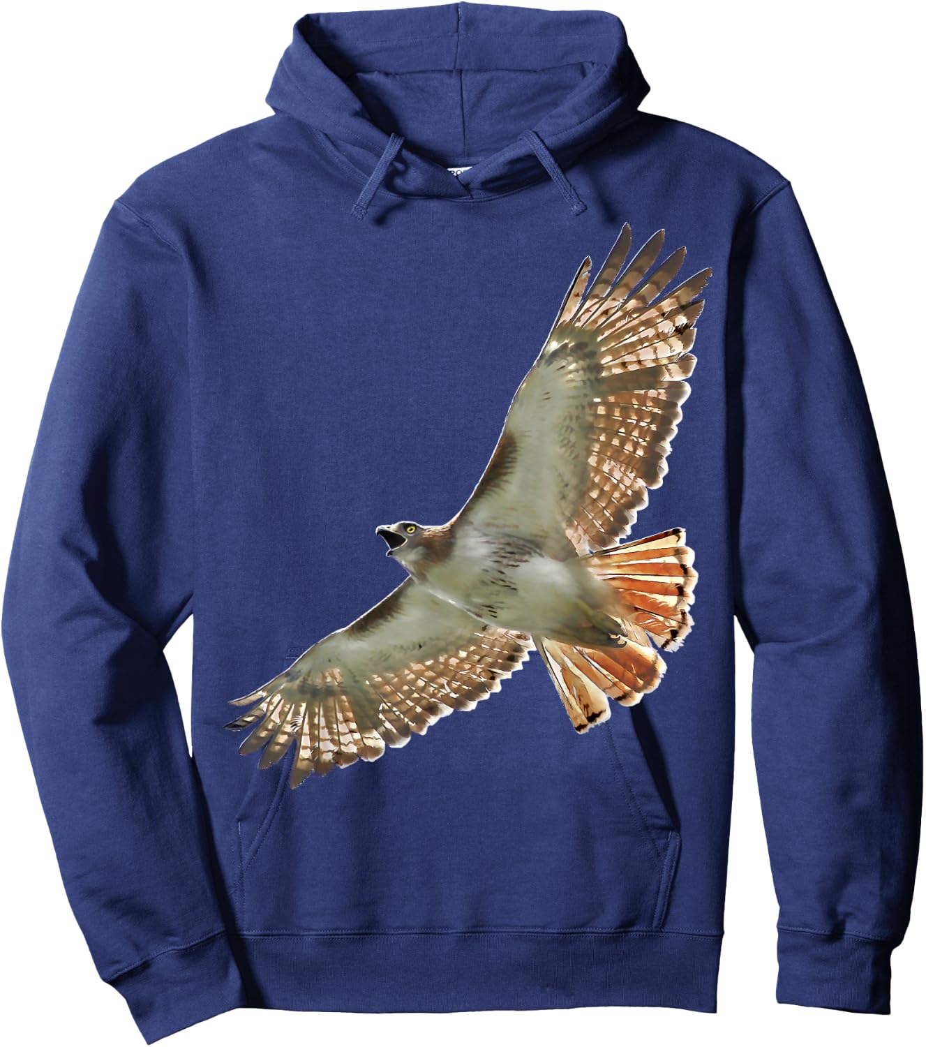 Red Tail Hawk Hoodie - Hoodie | Navy