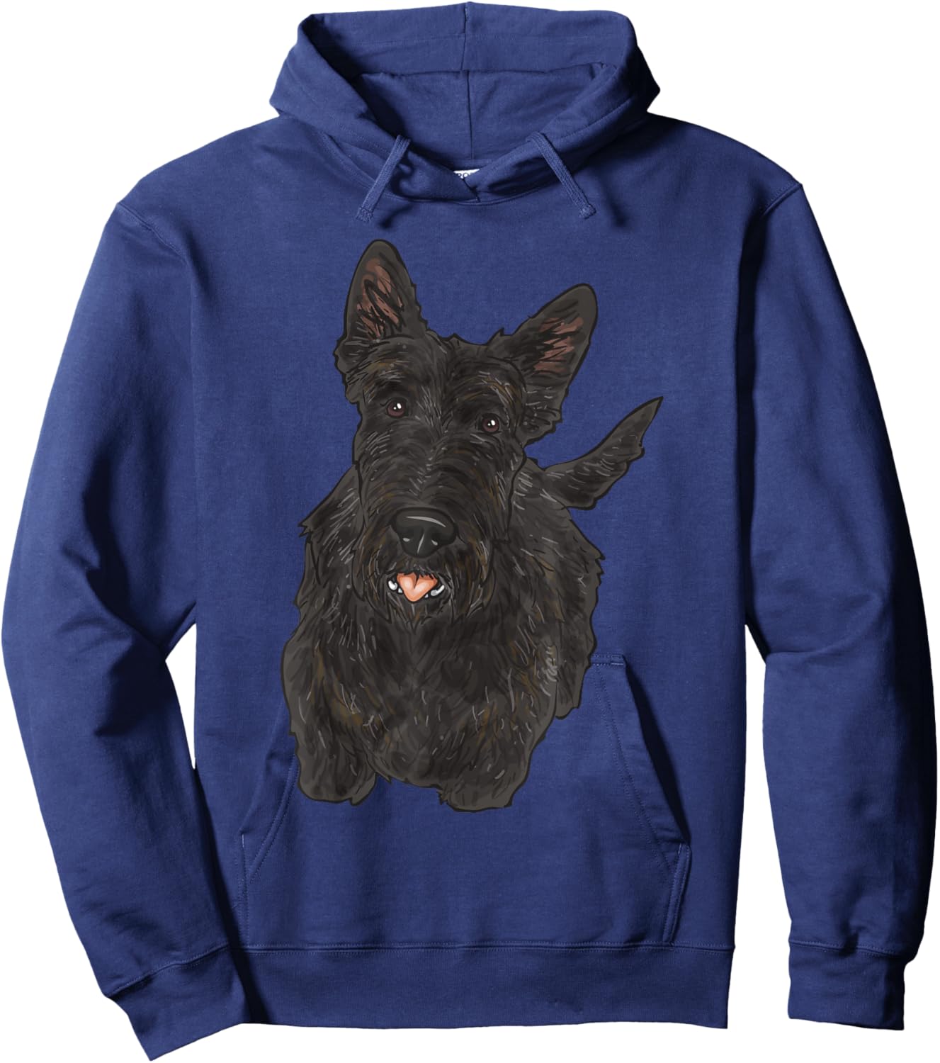 Scottish Terrier Scottie Dog Men Women Hoodie - Hoodie | Navy
