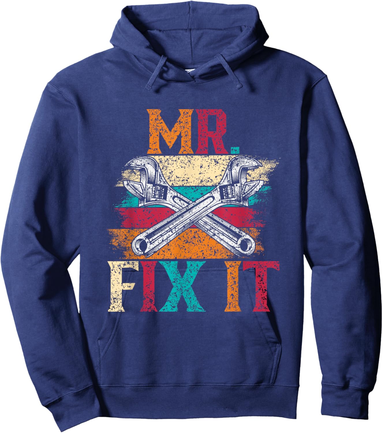 Mr Fix It Fixing Handyman Repair Tinkerer Hoodie - Hoodie | Navy