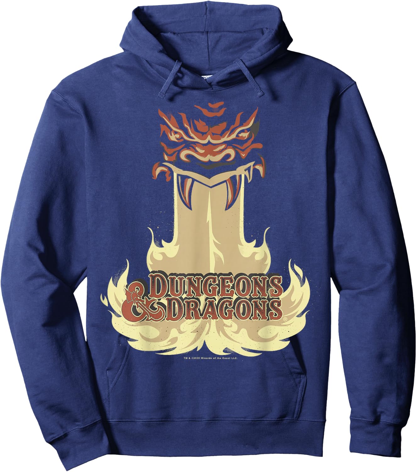 Dungeons & Dragons Dragon Breath Logo Hoodie - Hoodie | Navy