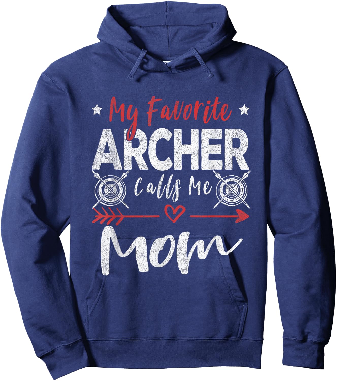 My Favorite Archer Calls Me Mom Archery Hoodie - Hoodie | Navy