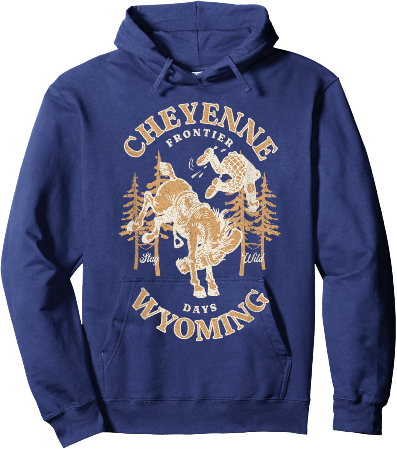 Cheyenne Wyoming Frontier Days Hoodie - Hoodie | Navy