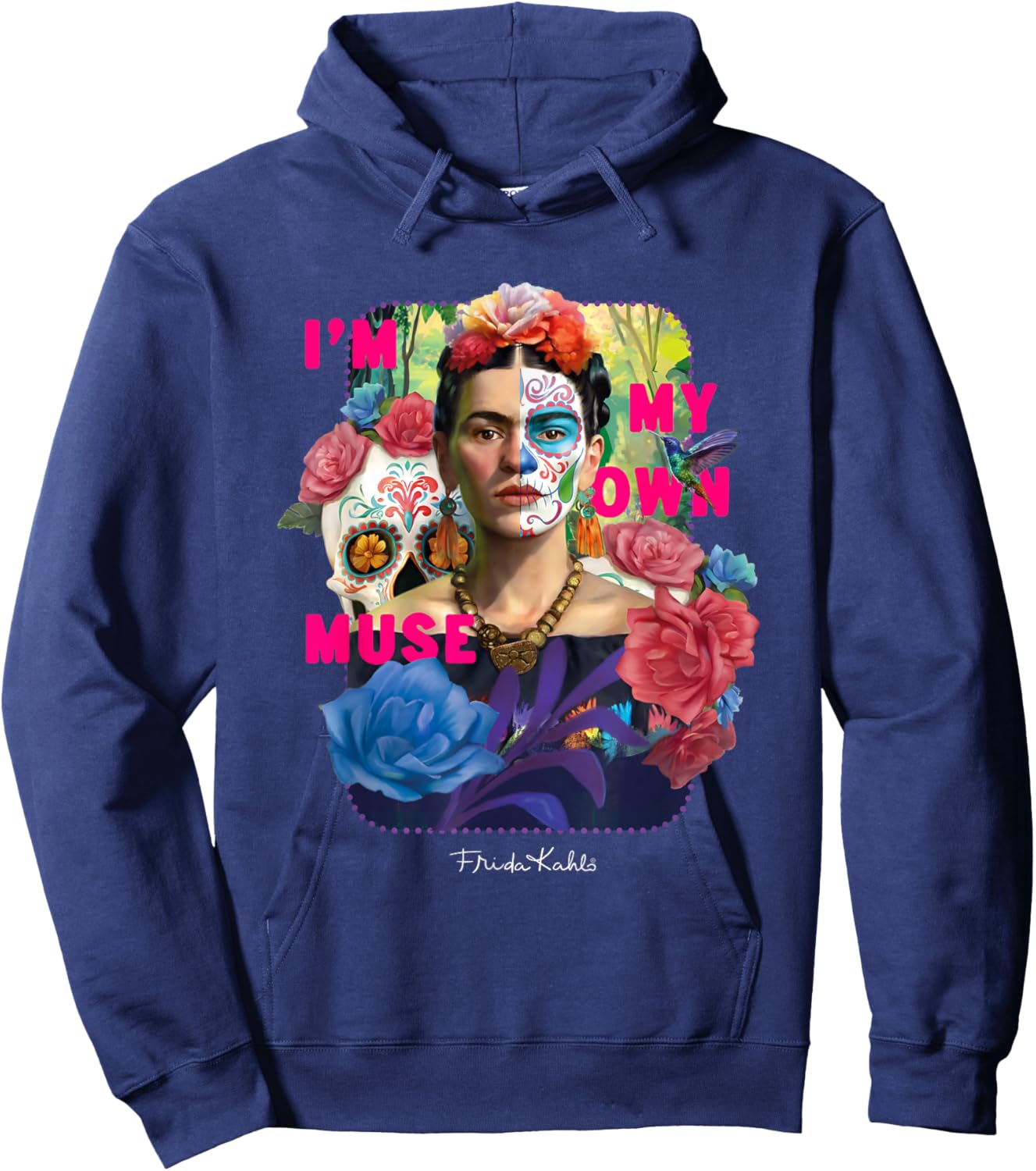 Frida Kahlo - I'm My Own Muse , Black, S Hoodie - Hoodie | Navy