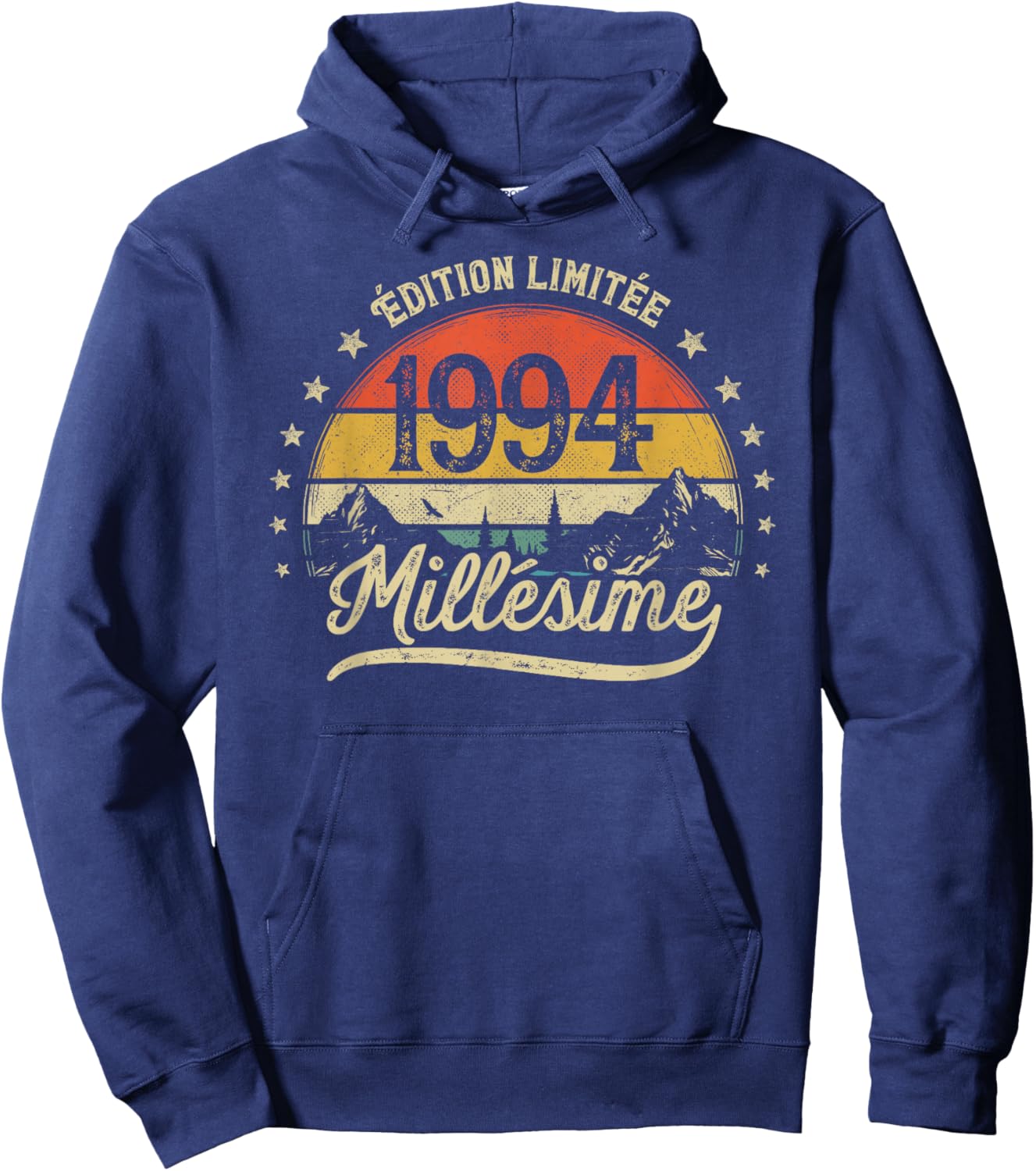 Vintage 1994 Vintage Gift Man 32 Years Birthday Hoodie - Hoodie | Navy