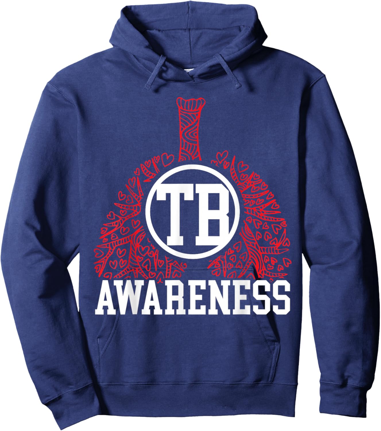 Tuberculosis Warrior Tuberculosis Awareness Hoodie - Hoodie | Navy