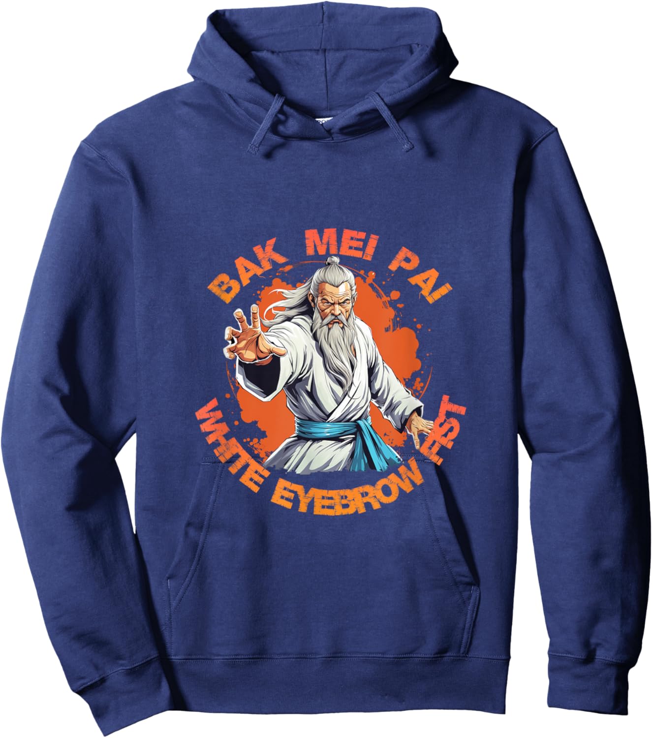 Bak Mei Pai The White Eyebrow Fist Hoodie - Hoodie | Navy