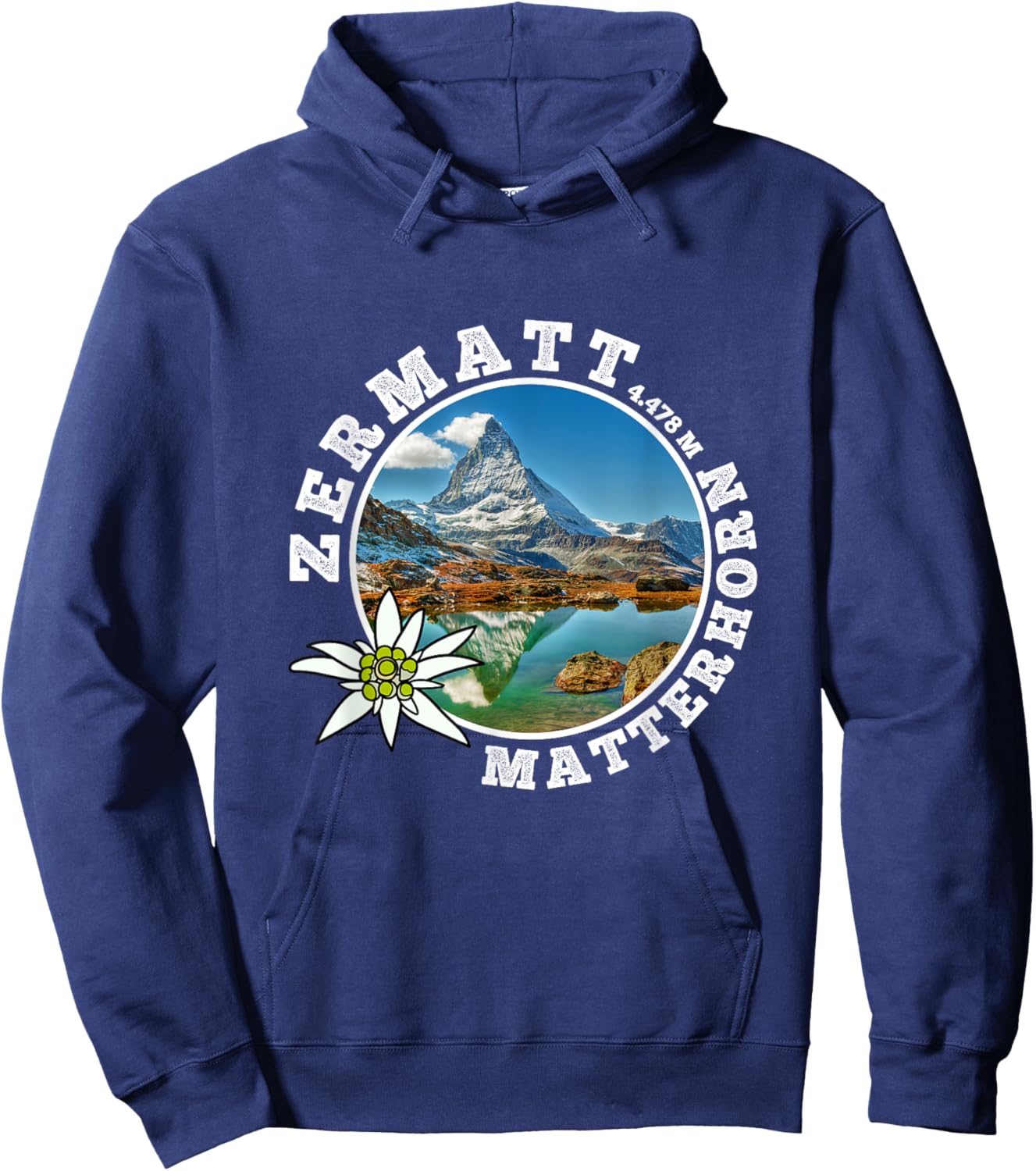 Zermatt Souvenir / Switzerland Zermatt Hoodie - Hoodie | Navy