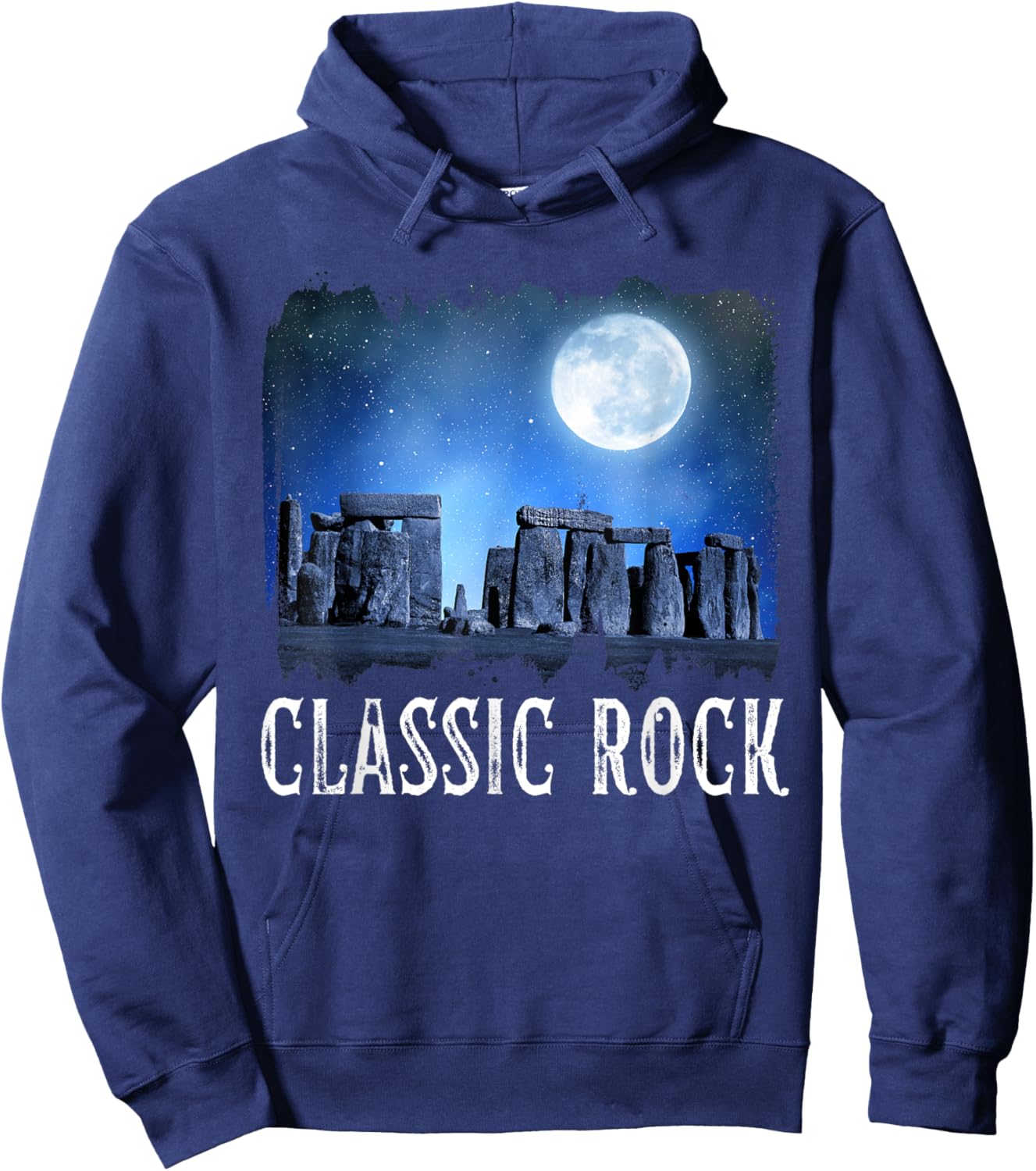 Stonehenge At Night / Stonehenge Hoodie - Hoodie | Navy