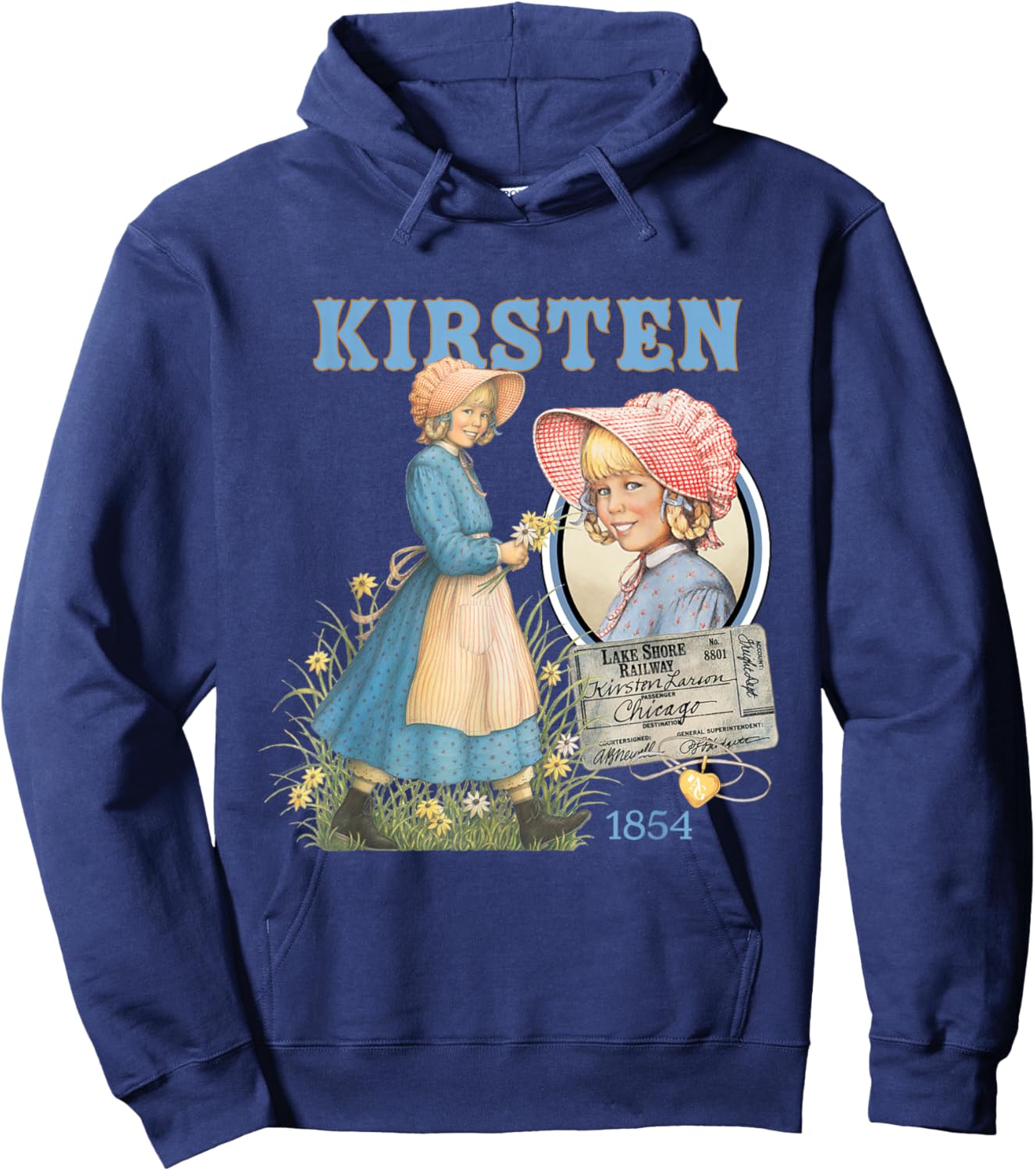 American Girl - Kirsten Larson 1854 Hoodie - Hoodie | Navy
