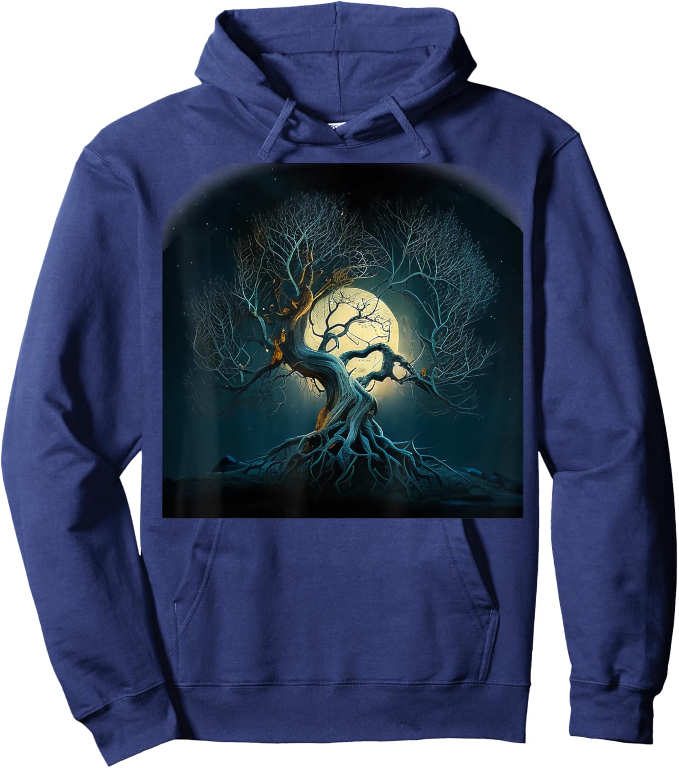 Yoga Meditation Celtic Gifts for Spiritual People Tree of Life Symbol Celtic Tree Yggdrasil -Adult Black Short Sleeve Classic Fit Small Hoodie - Hoodie | Navy
