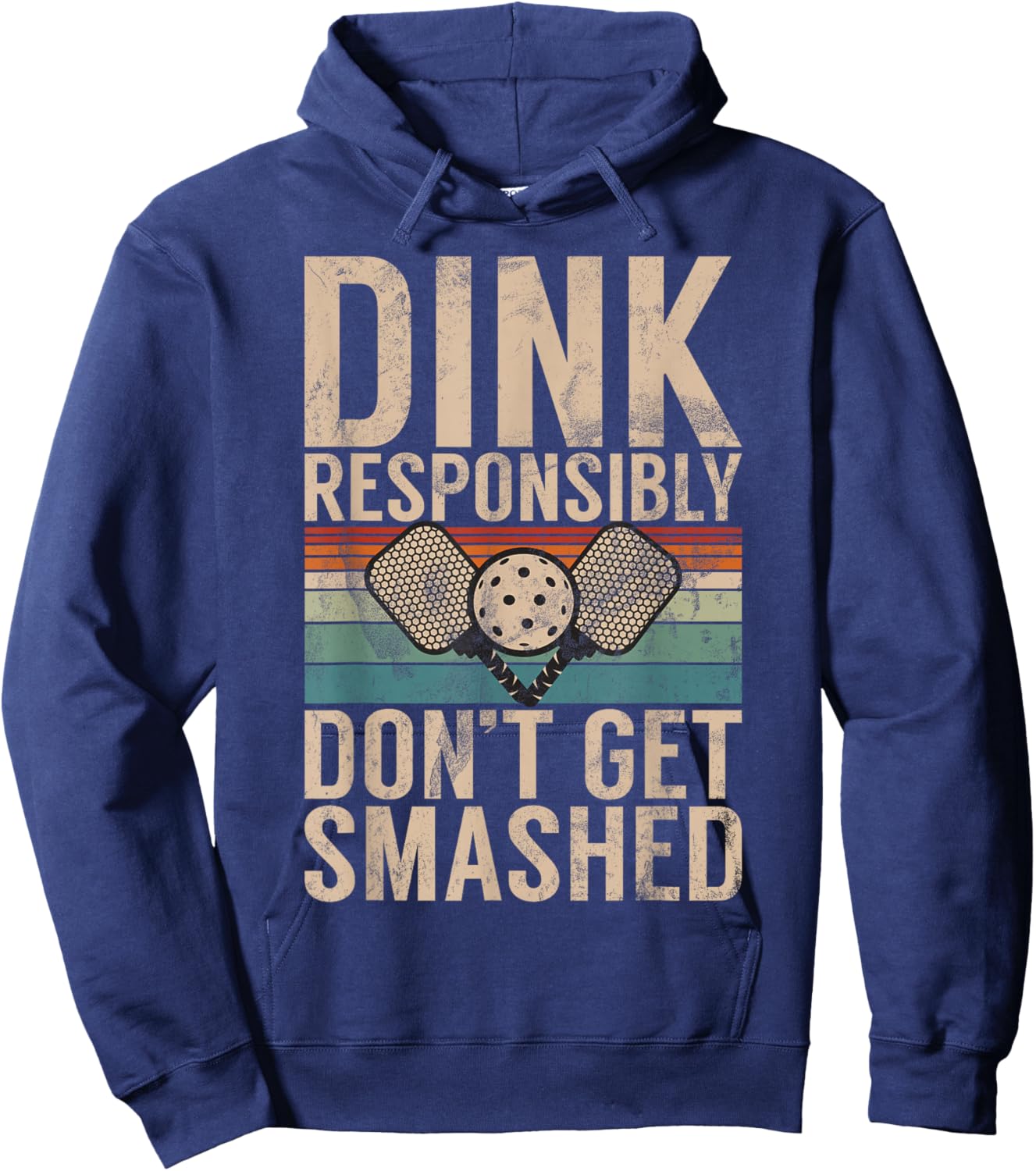 Pickleball Accessories Funny Slogan Pickleball Hoodie - Hoodie | Navy