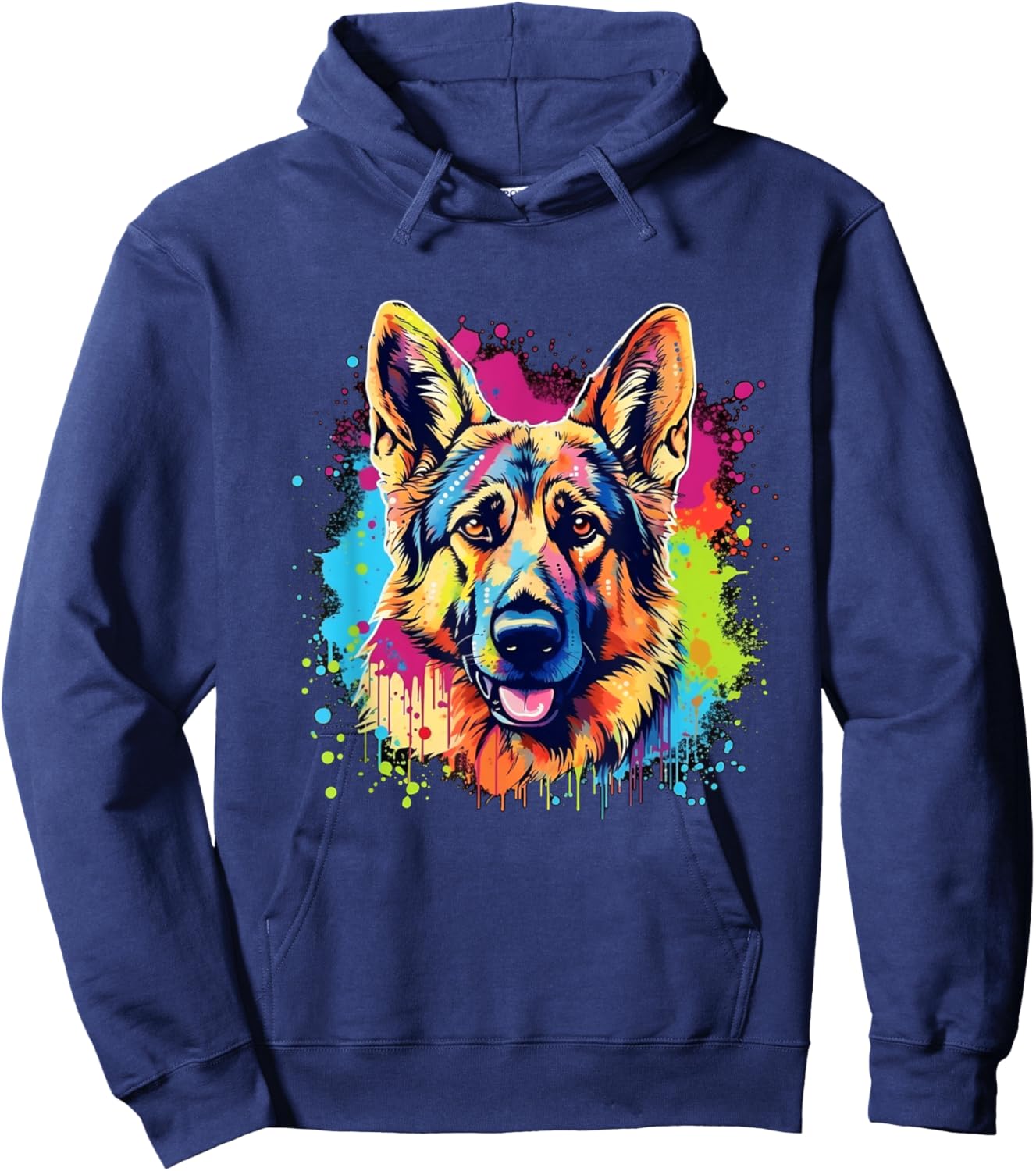 German Shepherd Men Women Kids Hoodie - Hoodie | Navy