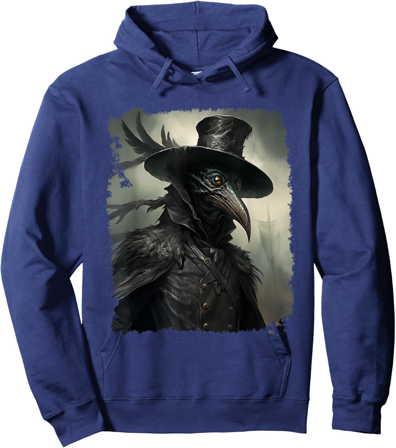 FrightNightFits Plague Doctor Dark Hoodie - Hoodie | Navy