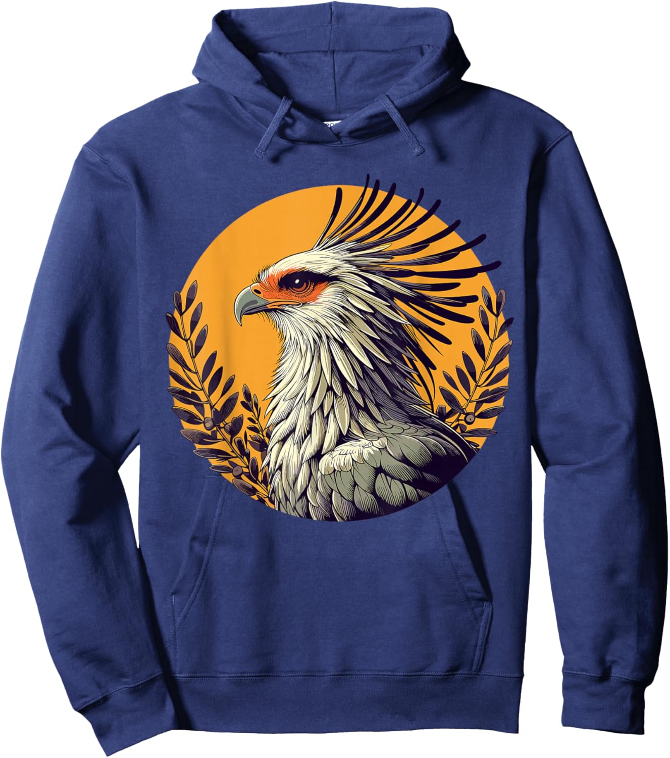 Secretarybird Secretary Bird Hoodie - Hoodie | Navy