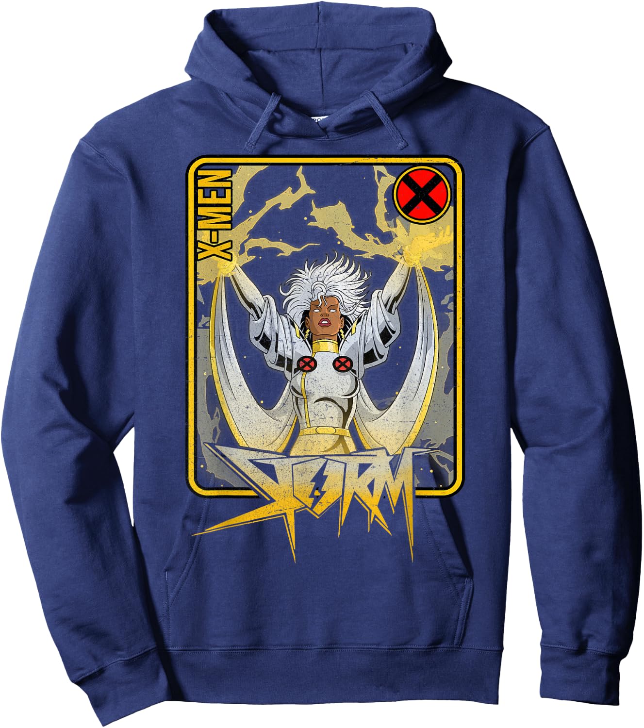 Marvel X-Men Storm Playing Card Hoodie - Hoodie | Navy